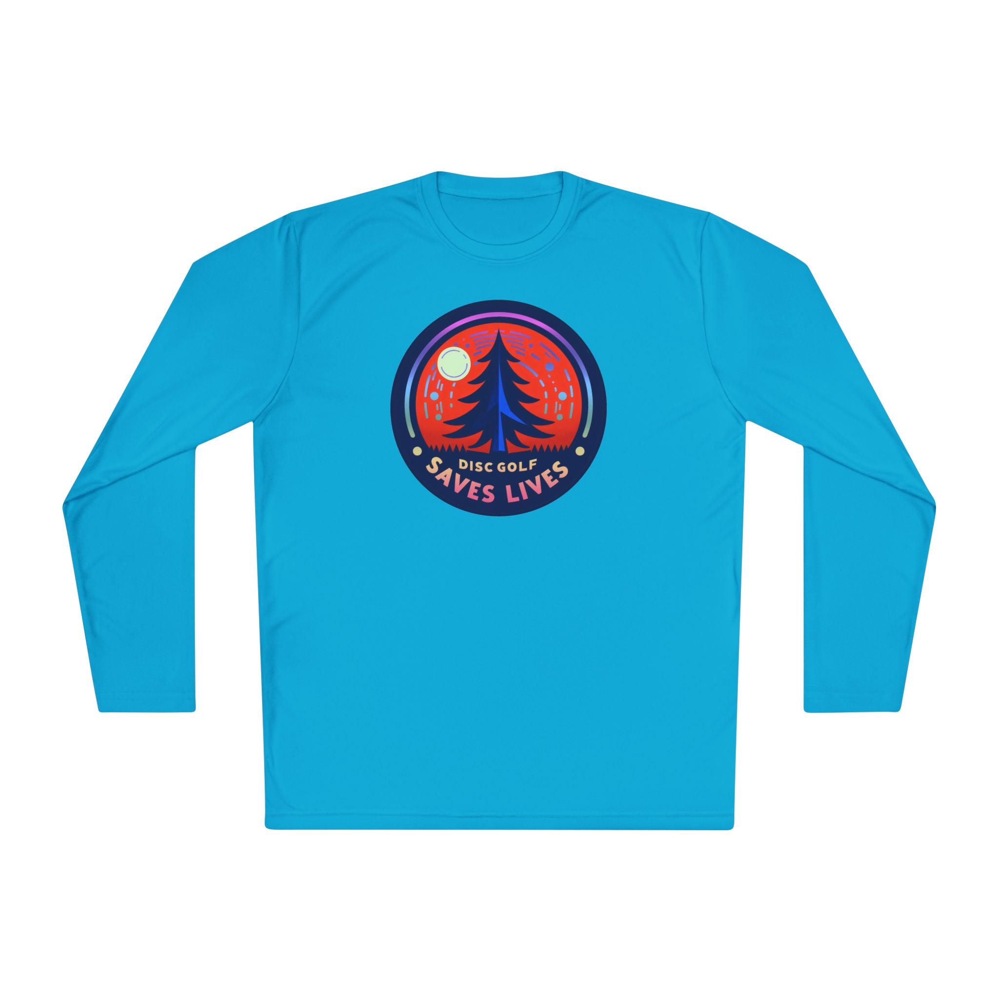 Load image into Gallery viewer, Disc Golf Saves Lives Lightweight Long Sleeve Pine Tree Tee