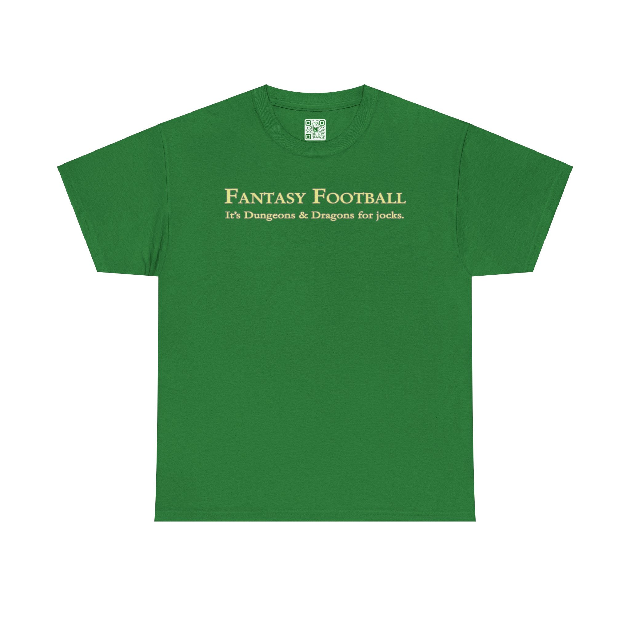 Load image into Gallery viewer, "Fantasy Football: It's Dungeons and Dragons for jocks." - Unisex Heavy Cotton Tee