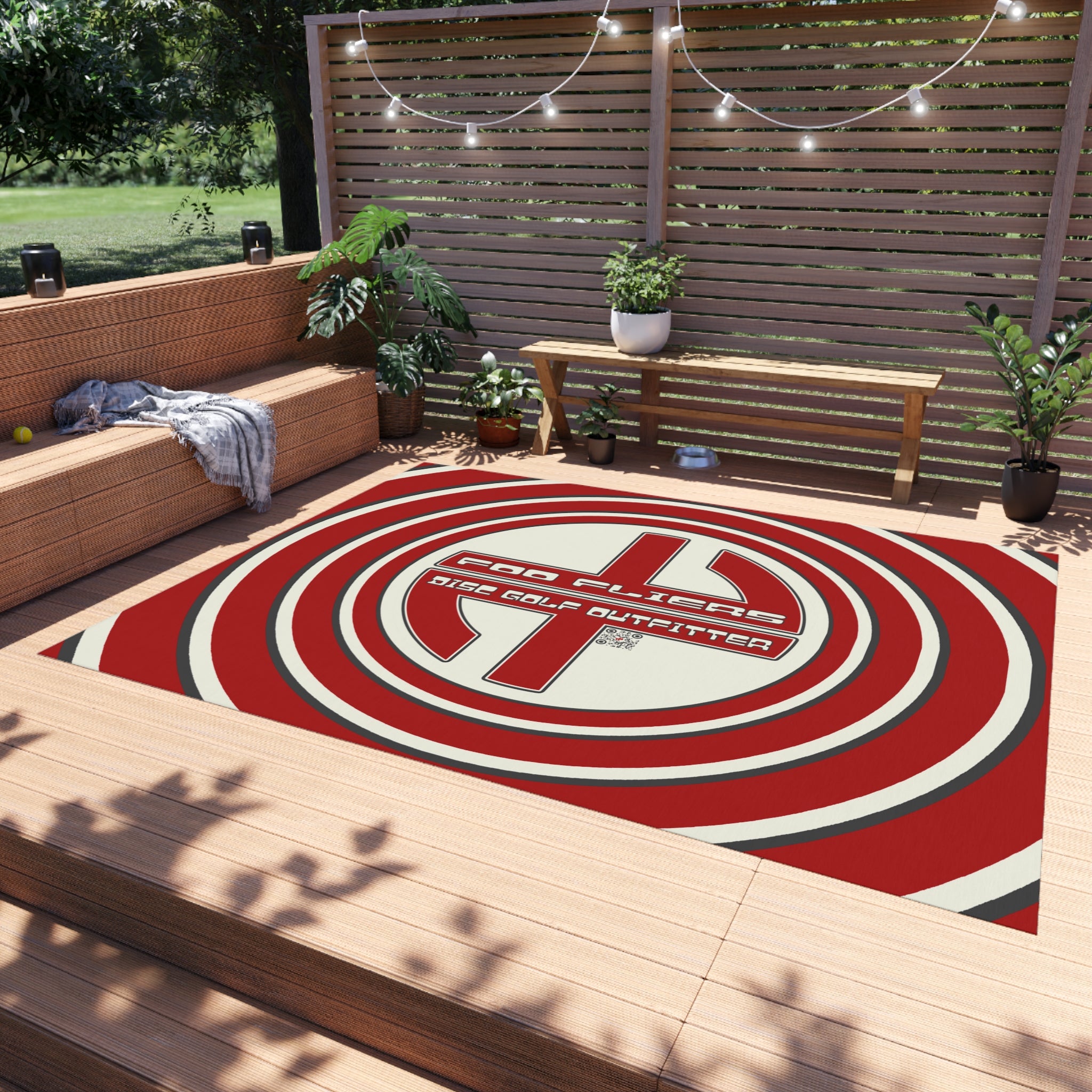 Load image into Gallery viewer, Foo Fliers DGO Indoor/Outdoor Area Rug