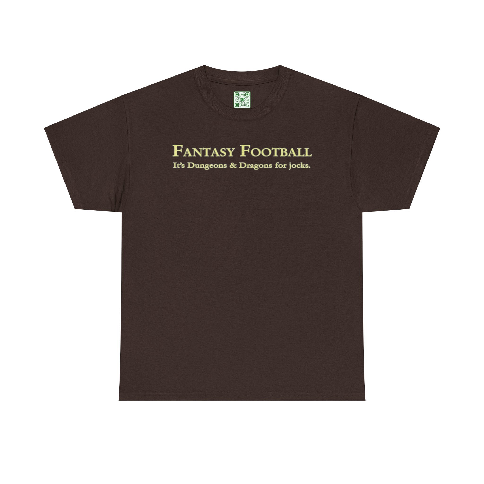 Load image into Gallery viewer, "Fantasy Football: It's Dungeons and Dragons for jocks." - Unisex Heavy Cotton Tee