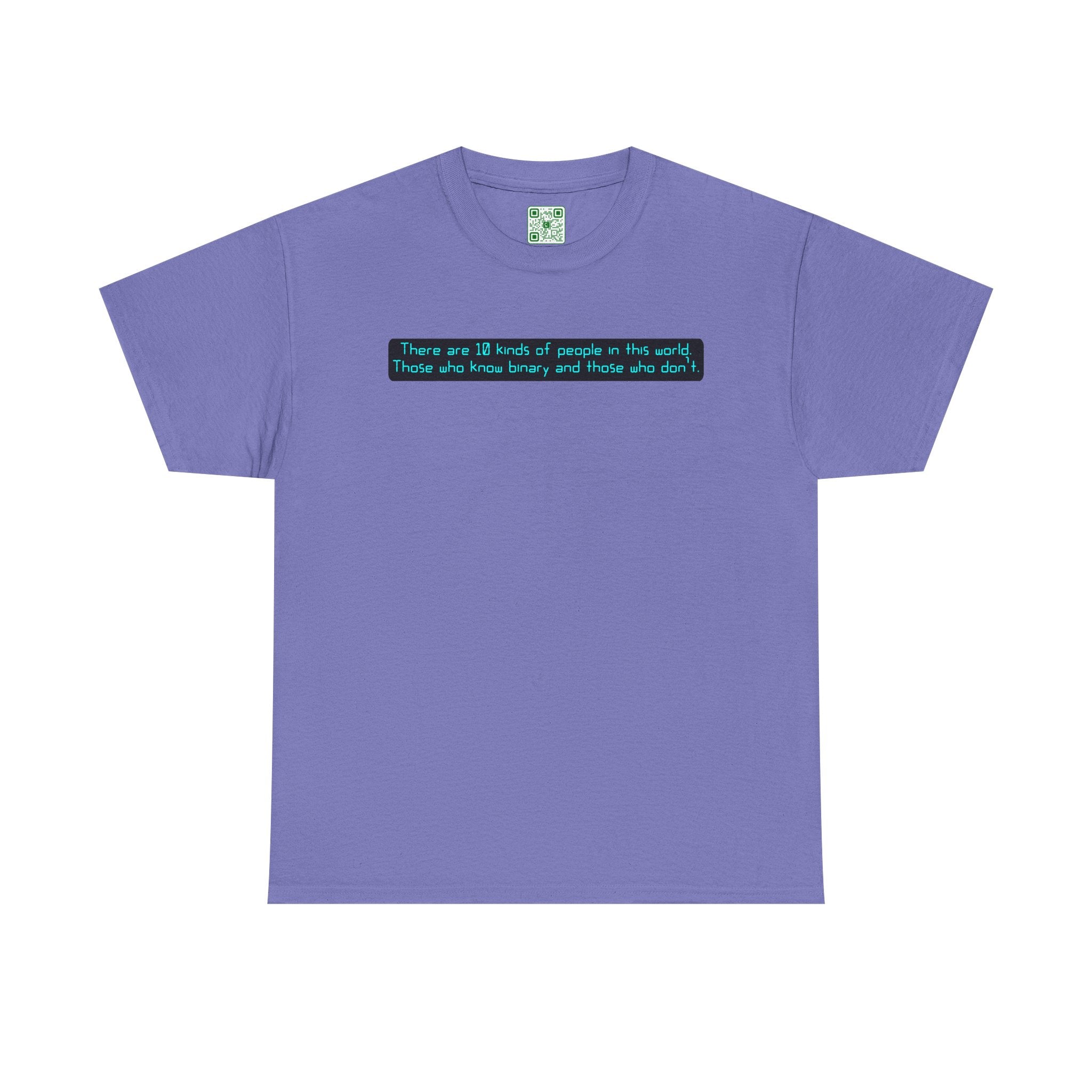 Load image into Gallery viewer, "There are 10 kinds of people in this world. Those who know binary and those who don't". - Unisex Heavy Cotton Tee