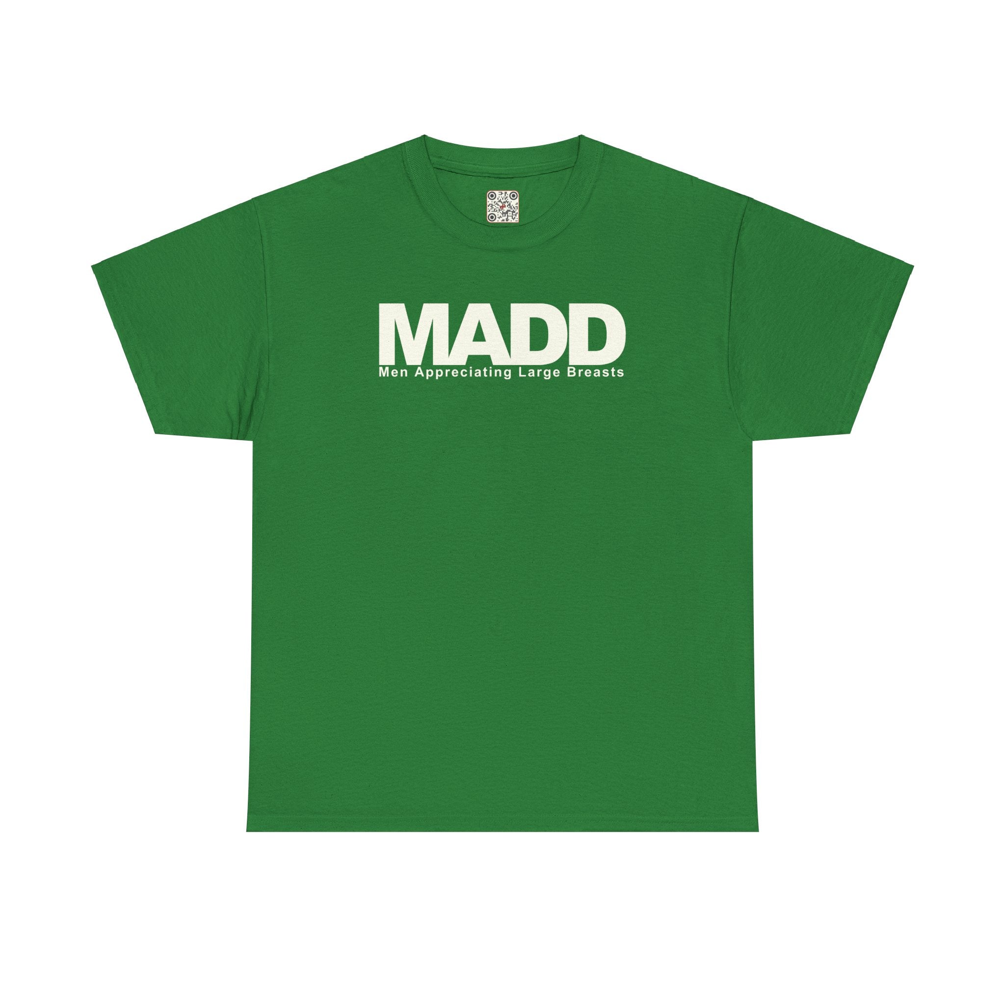 Load image into Gallery viewer, "MADD: Men Appreciating Large Breasts" - Unisex Heavy Cotton Tee