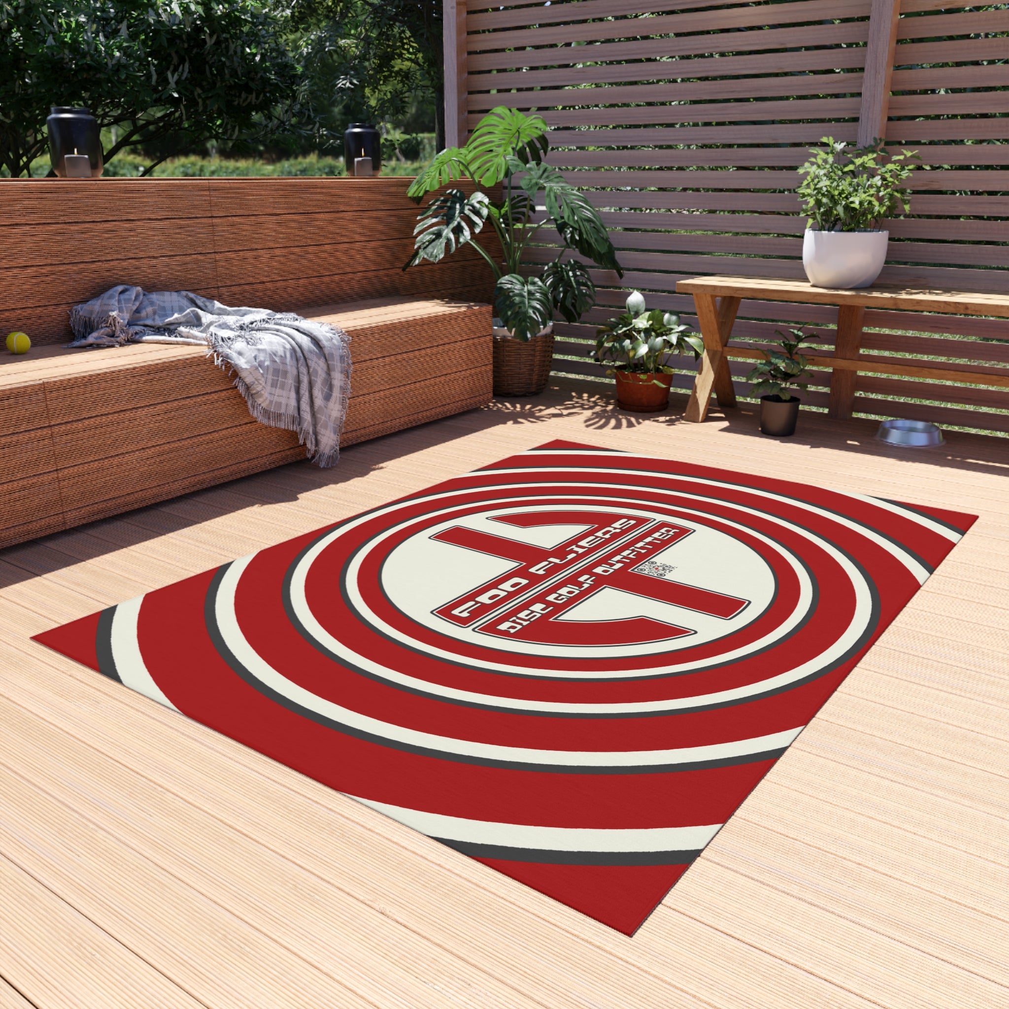 Load image into Gallery viewer, Foo Fliers DGO Indoor/Outdoor Area Rug