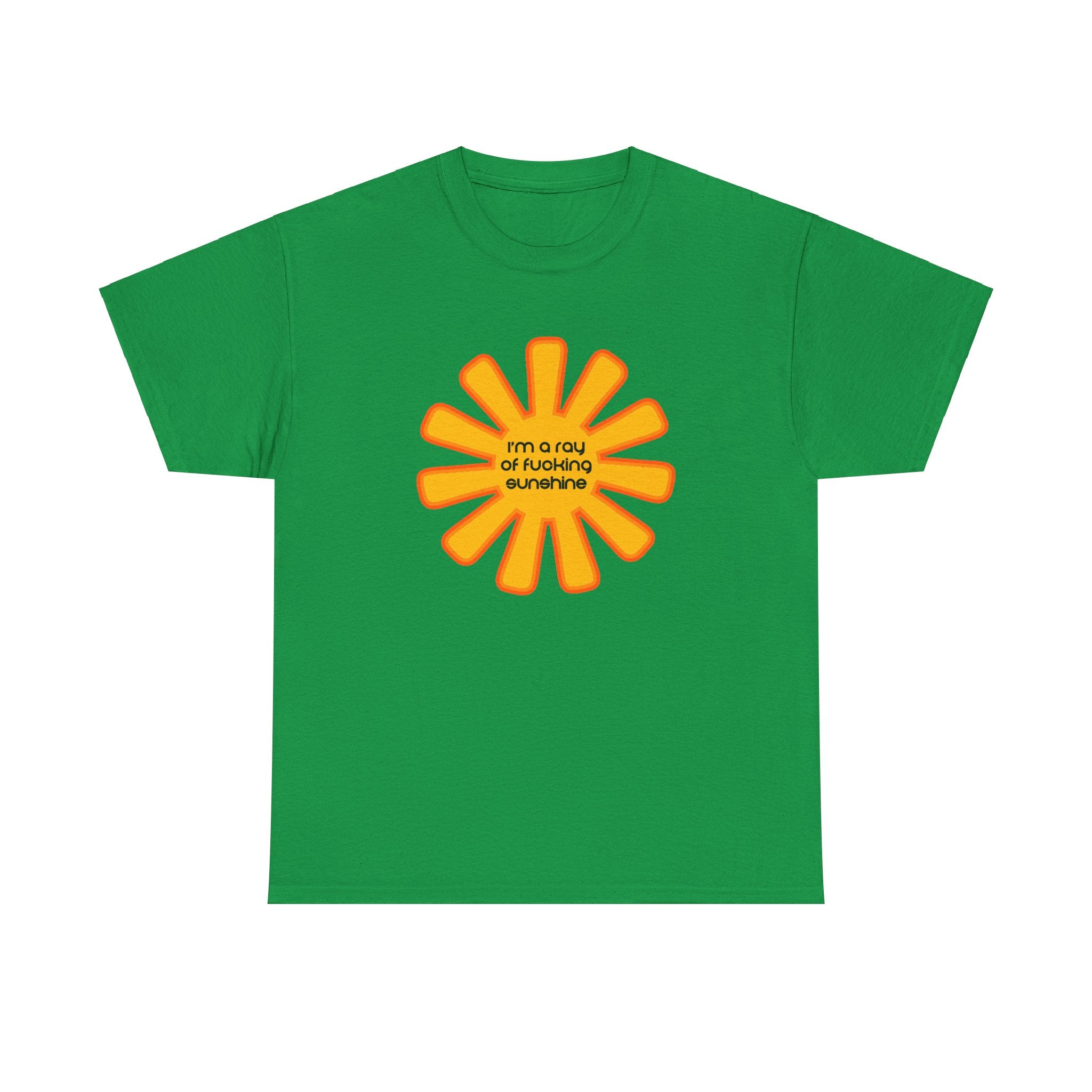 Load image into Gallery viewer, "I'm a ray of fucking sunshine" - Unisex Heavy Cotton Tee