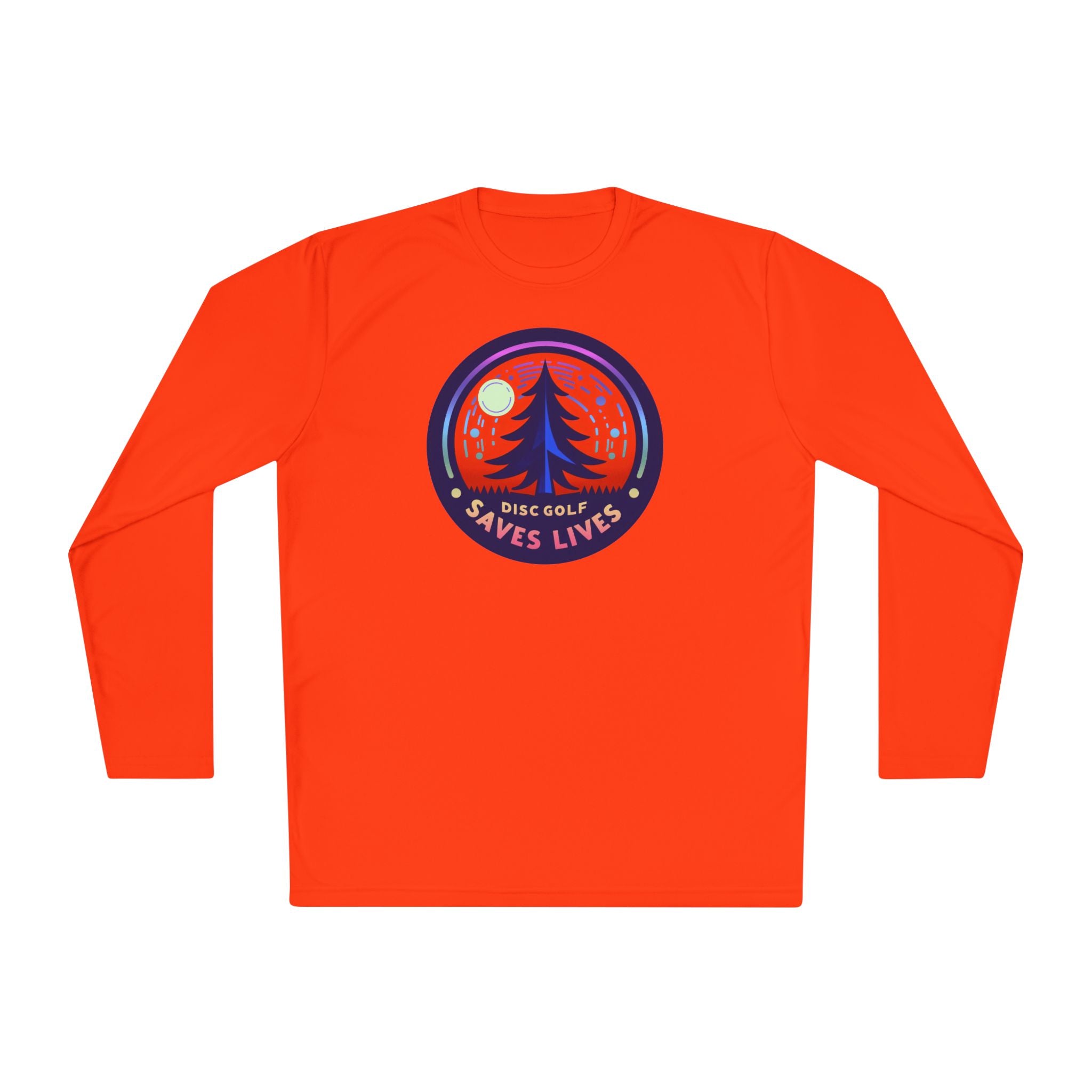 Load image into Gallery viewer, Disc Golf Saves Lives Lightweight Long Sleeve Pine Tree Tee