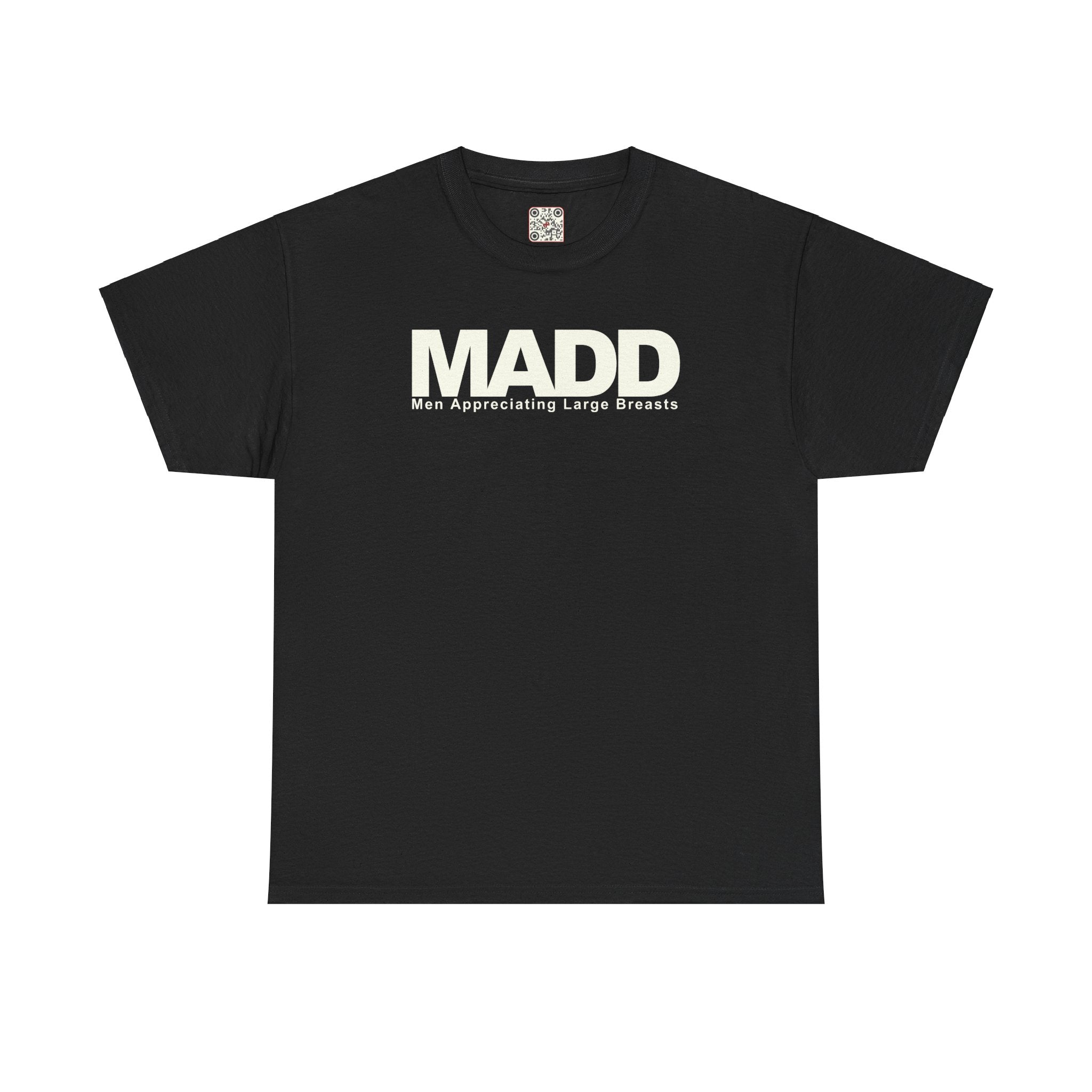 Load image into Gallery viewer, "MADD: Men Appreciating Large Breasts" - Unisex Heavy Cotton Tee