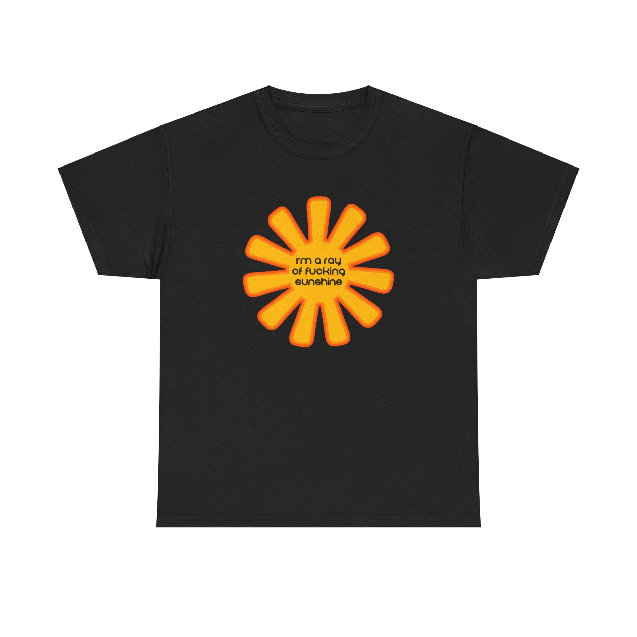 Load image into Gallery viewer, "I'm a ray of fucking sunshine" - Unisex Heavy Cotton Tee