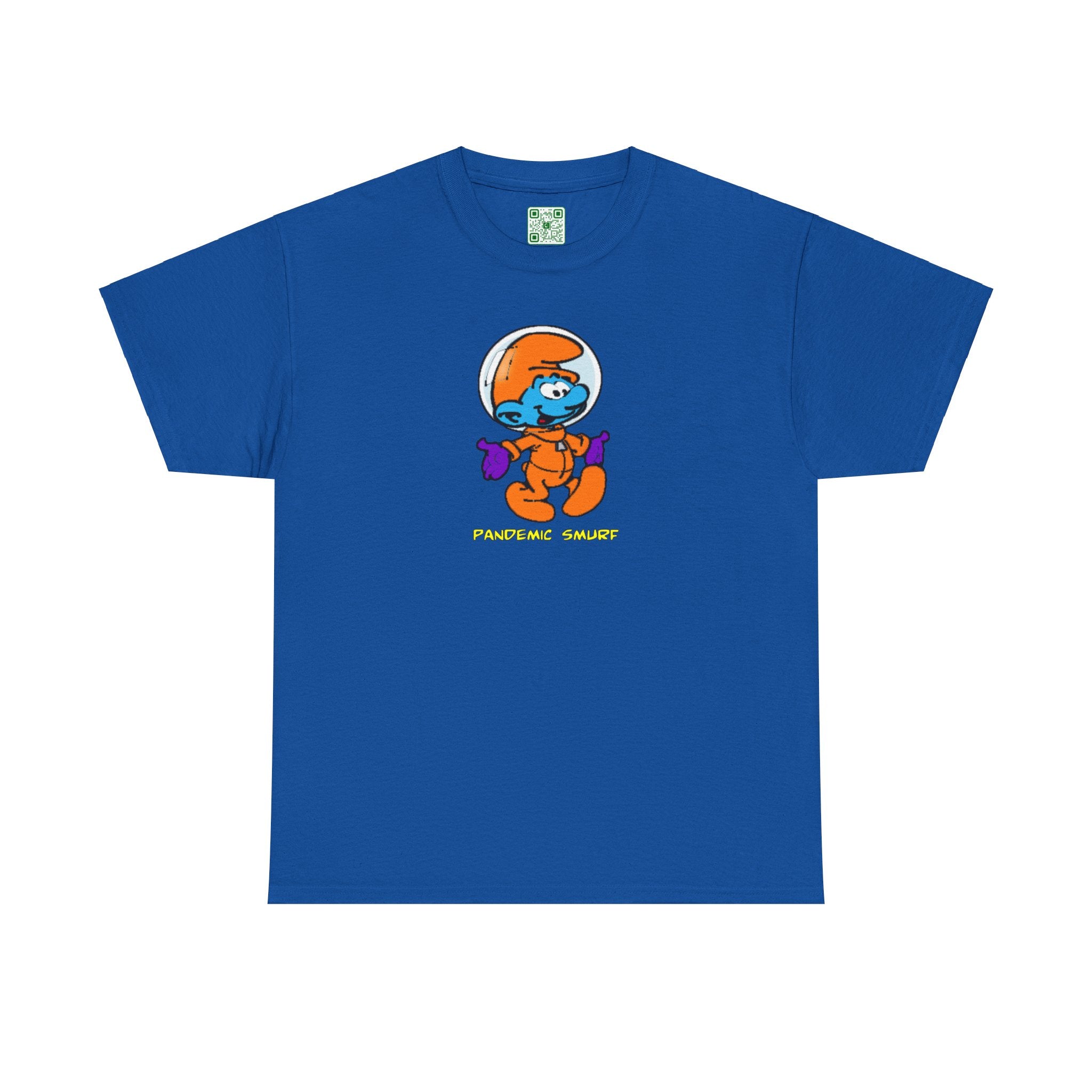 Load image into Gallery viewer, "Pandemic Smurf" - Unisex Heavy Cotton Tee