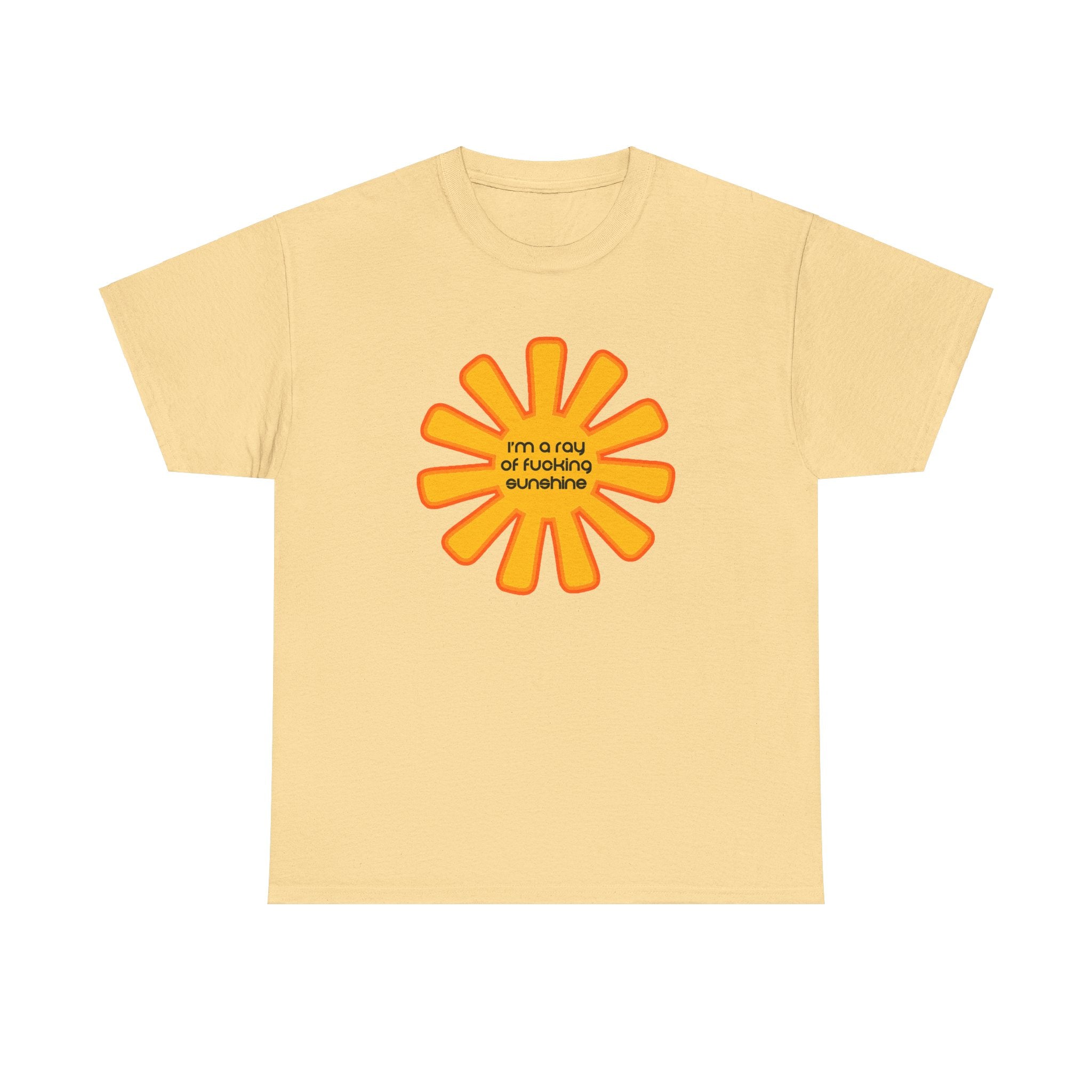 Load image into Gallery viewer, "I'm a ray of fucking sunshine" - Unisex Heavy Cotton Tee