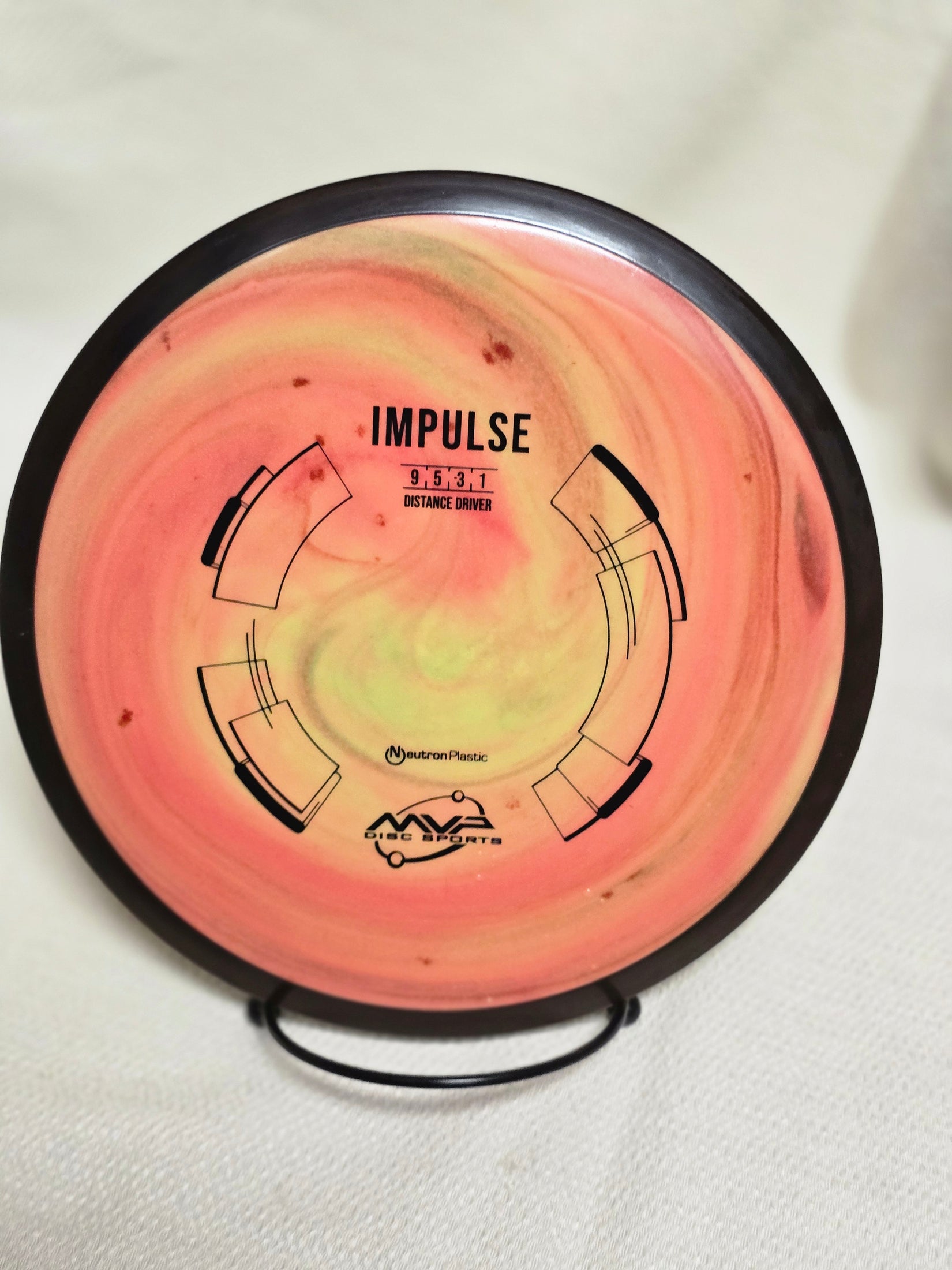 Load image into Gallery viewer, MVP Impulse Distance Driver w/ Custom HUV Dye - Neutron 157g