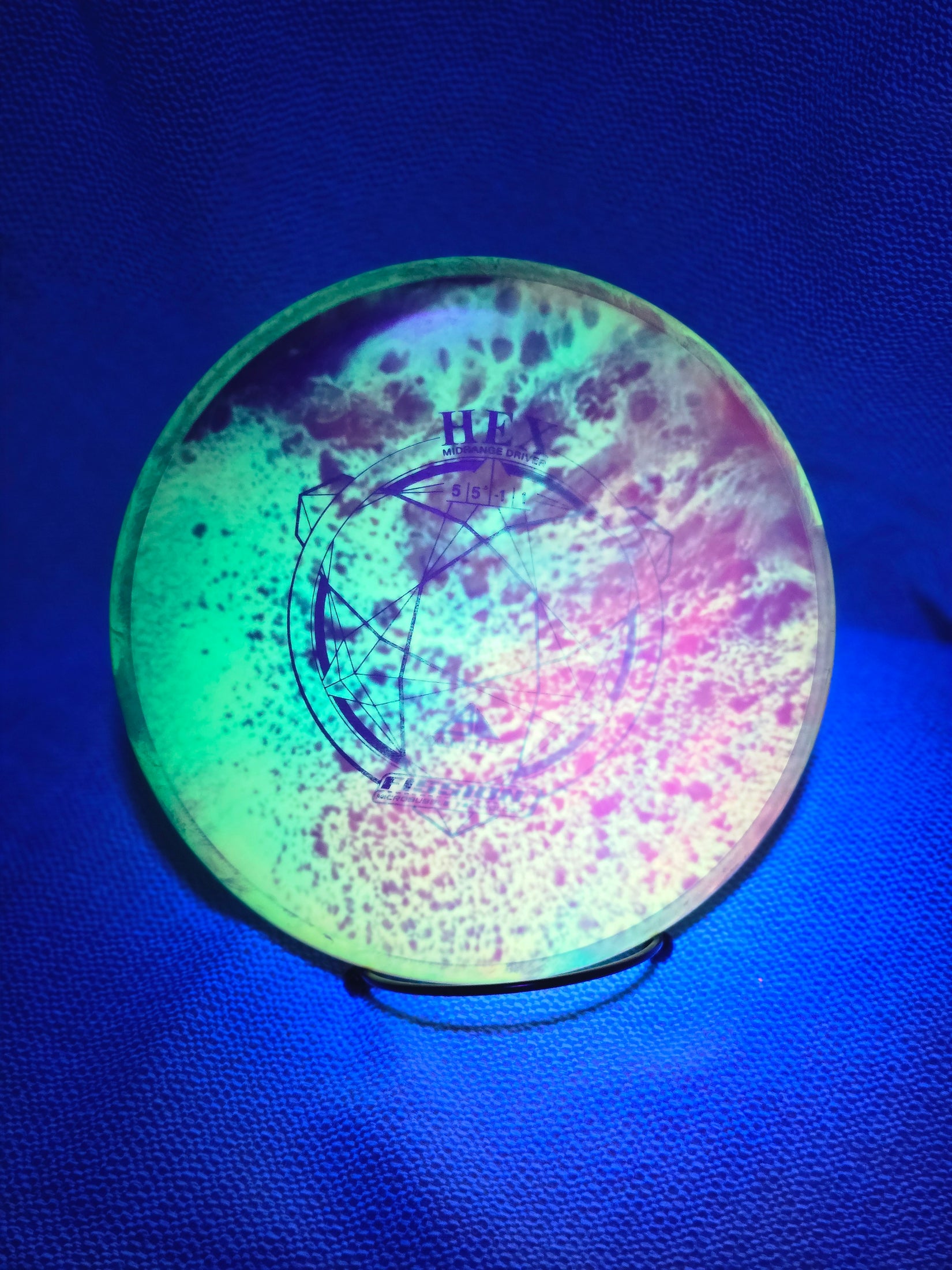 Load image into Gallery viewer, Axiom Hex Midrange Driver w/ Custom Planetary Dye - Fission 172g