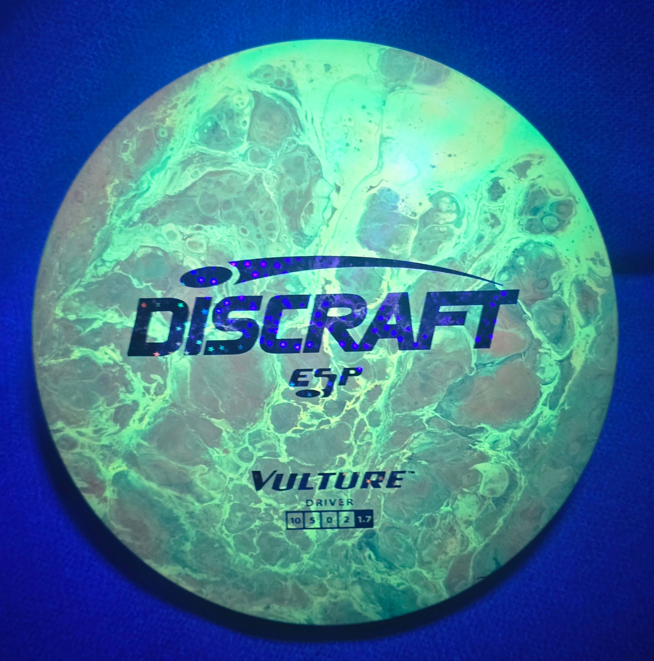 Load image into Gallery viewer, Discraft Vulture Distance Driver w/ Custom HUV Dye - ESP 176g