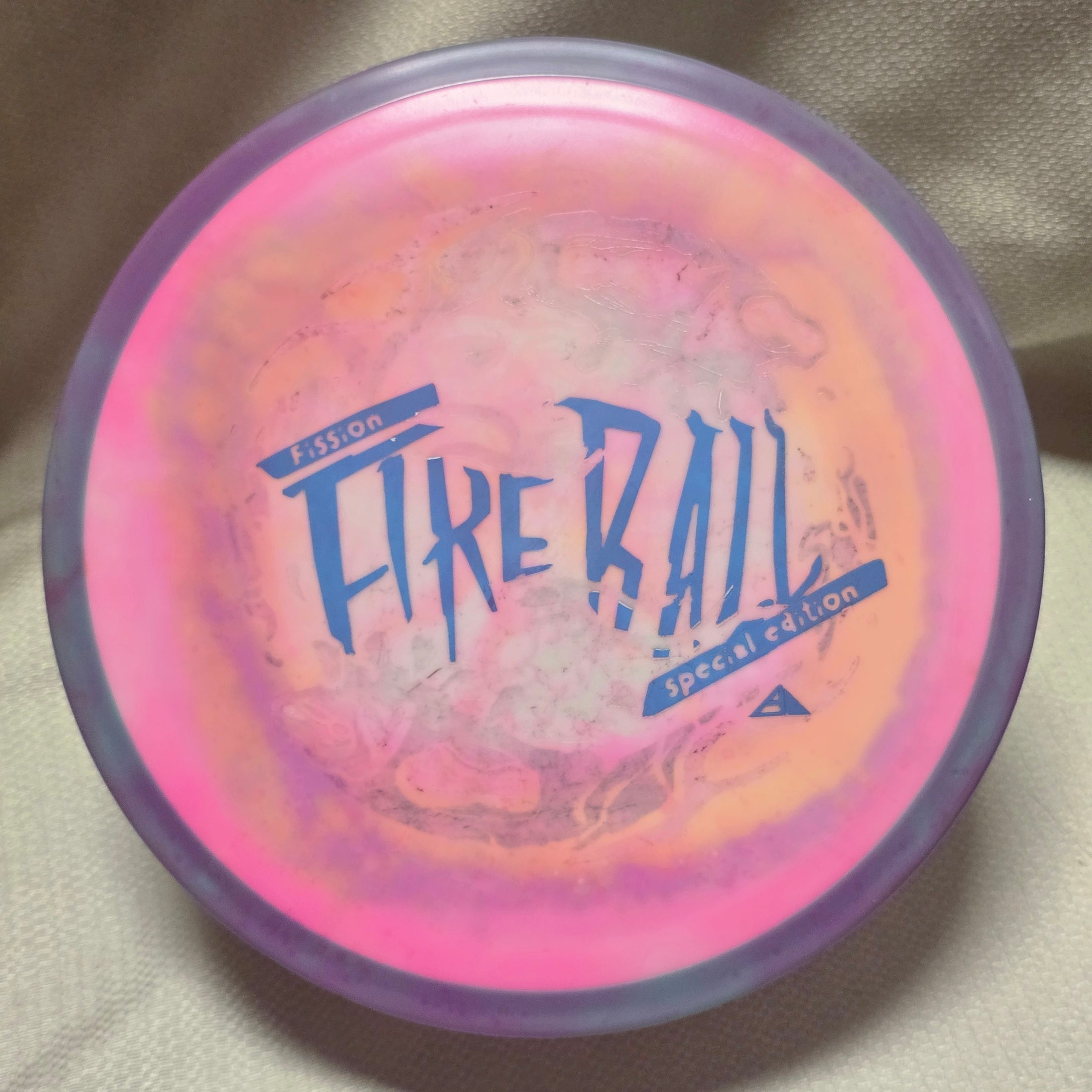 Load image into Gallery viewer, Axiom Fireball Special Edition Distance Driver w/ Custom HUV Dye - Fission 151g