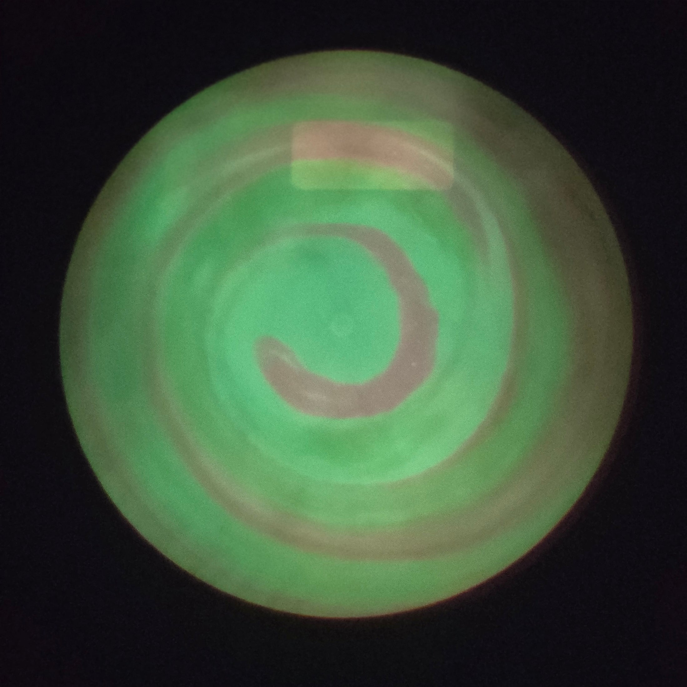 Load image into Gallery viewer, MVP Glitch Hybrid Putt and Approach Disc w/ Custom Swirl Dye - Eclipse Soft 163g