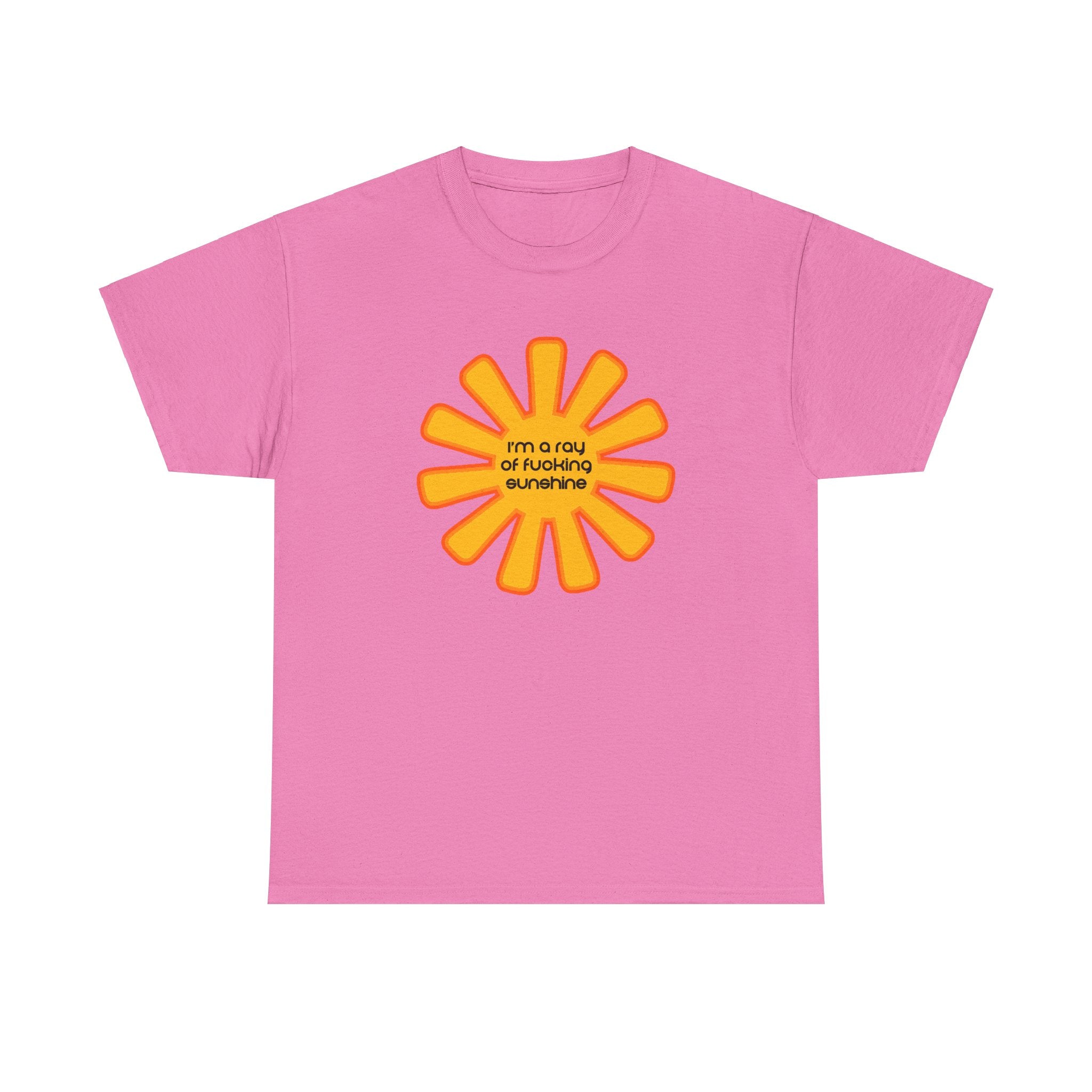 Load image into Gallery viewer, "I'm a ray of fucking sunshine" - Unisex Heavy Cotton Tee