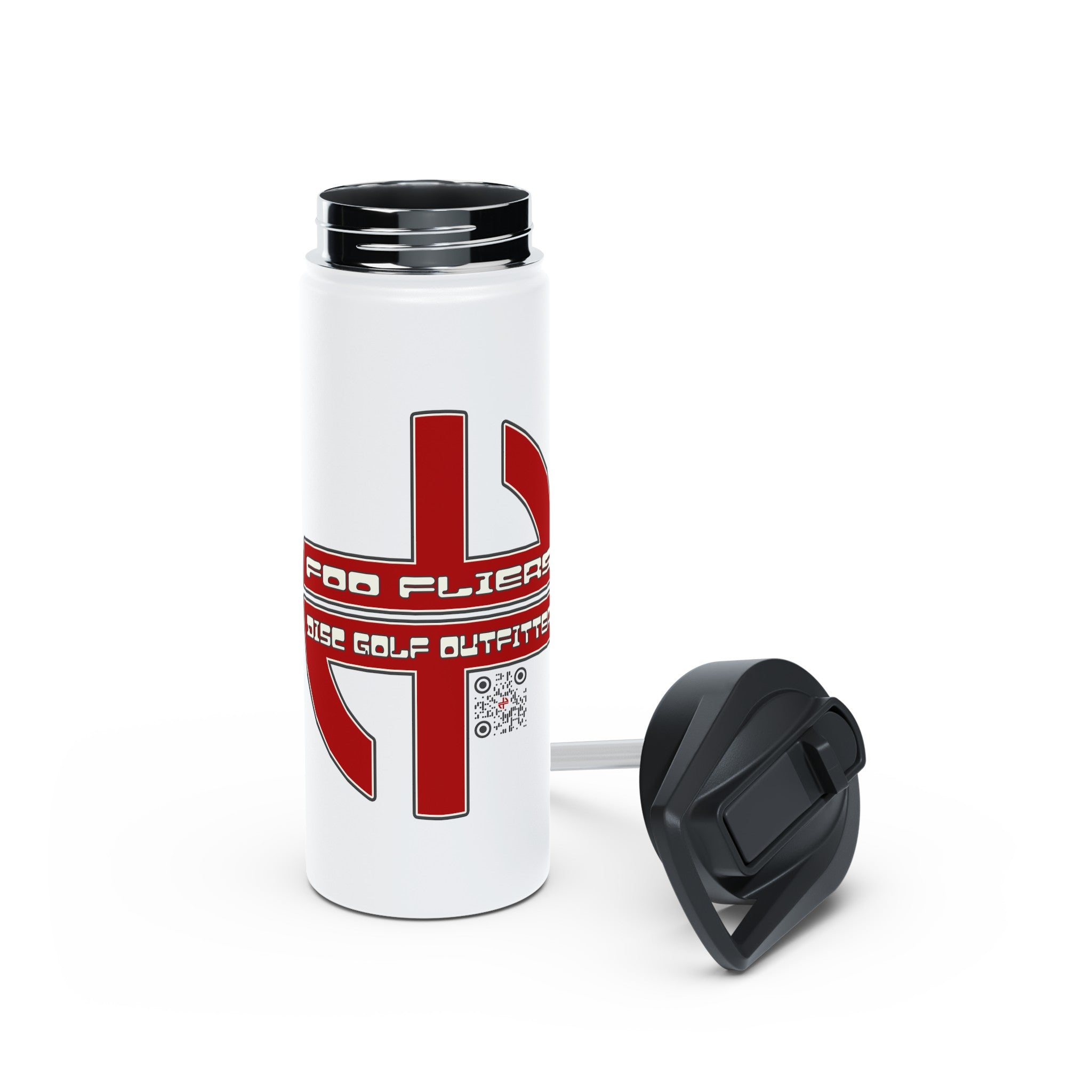 Load image into Gallery viewer, Foo Fliers DGO Stainless Steel Water Bottle w/ Standard Lid