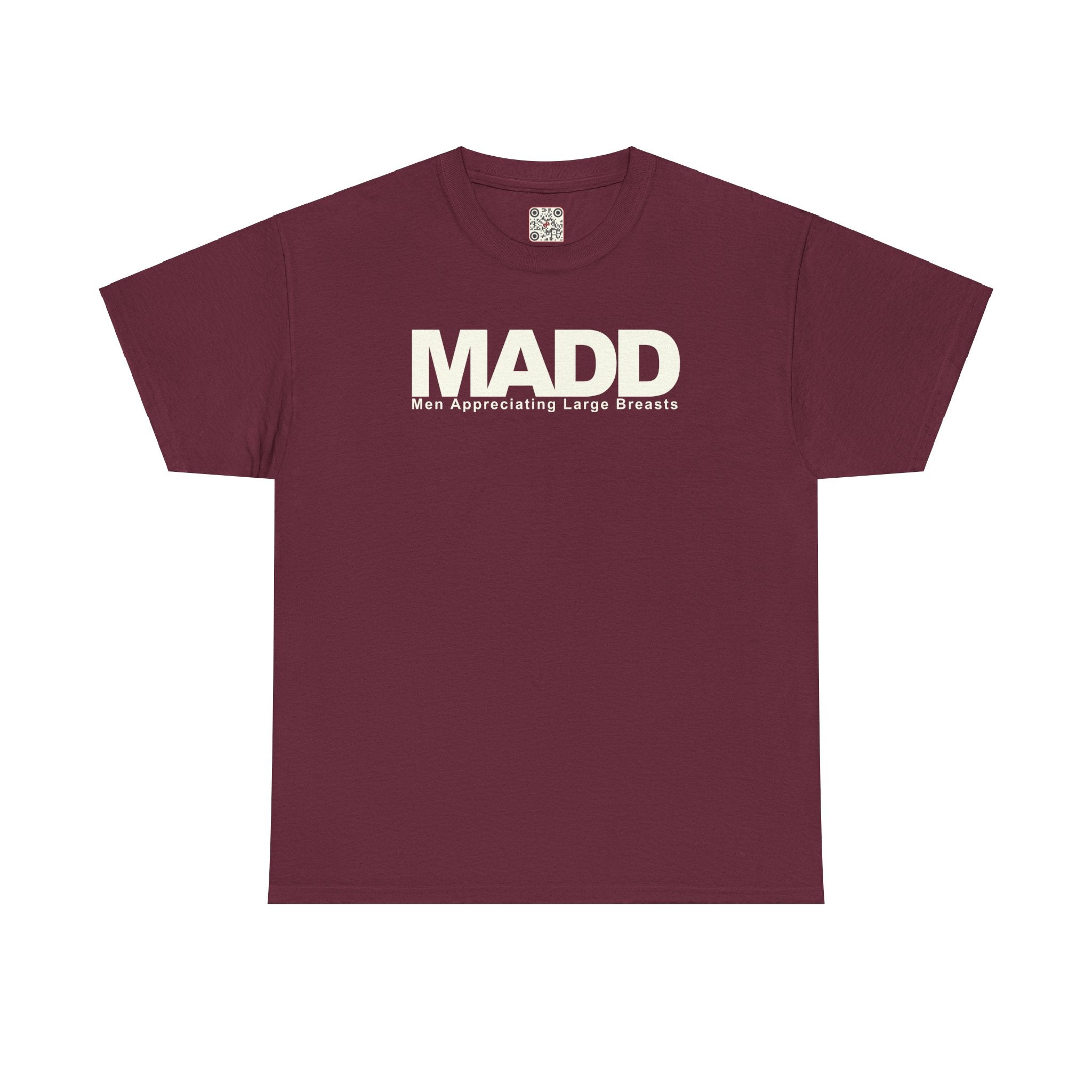 Load image into Gallery viewer, "MADD: Men Appreciating Large Breasts" - Unisex Heavy Cotton Tee