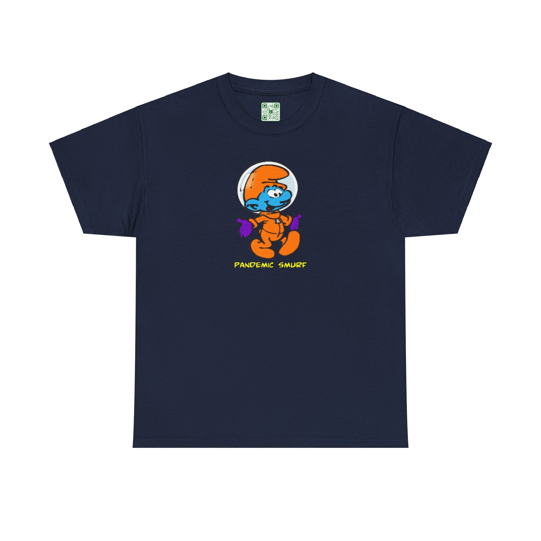 Load image into Gallery viewer, "Pandemic Smurf" - Unisex Heavy Cotton Tee