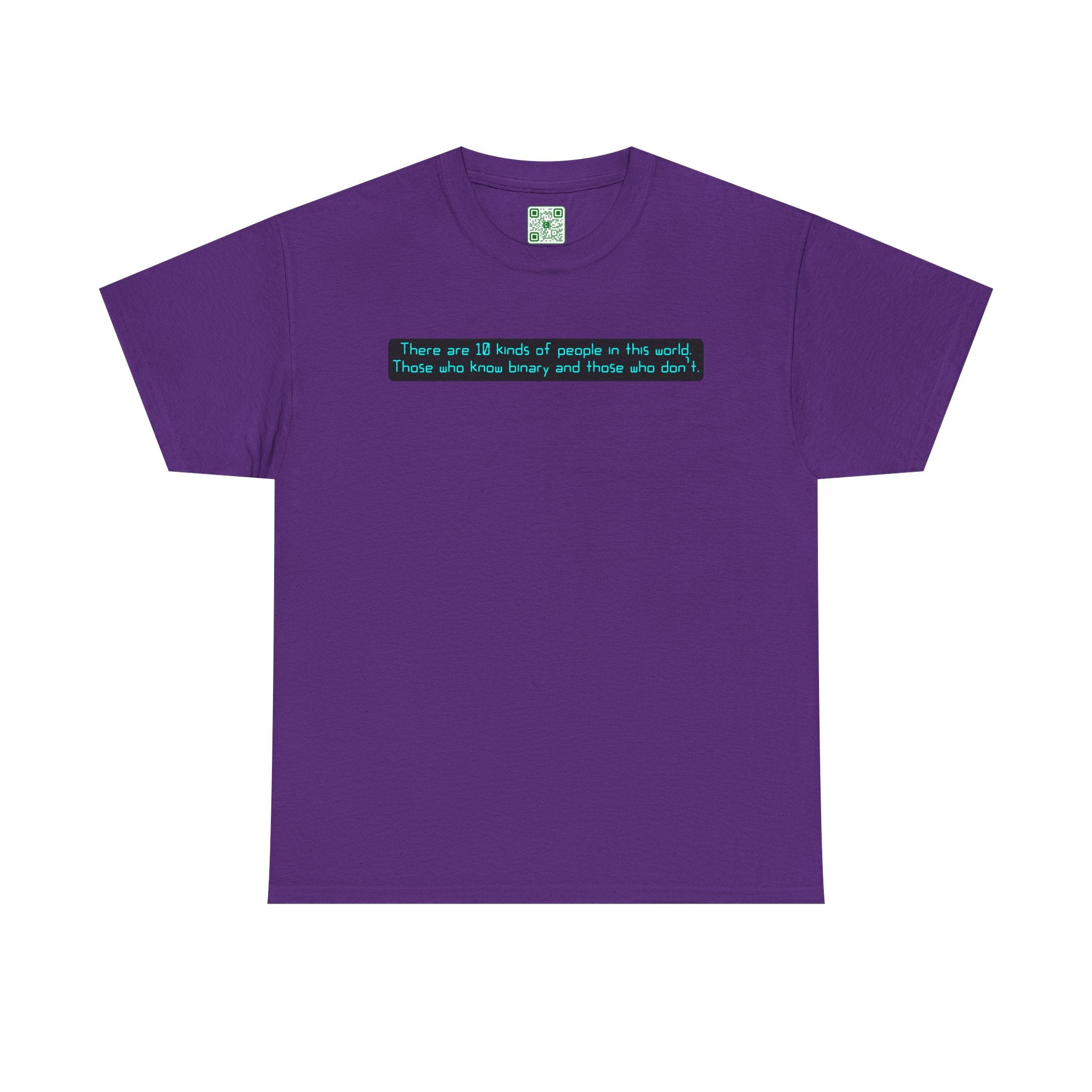 Load image into Gallery viewer, "There are 10 kinds of people in this world. Those who know binary and those who don't". - Unisex Heavy Cotton Tee