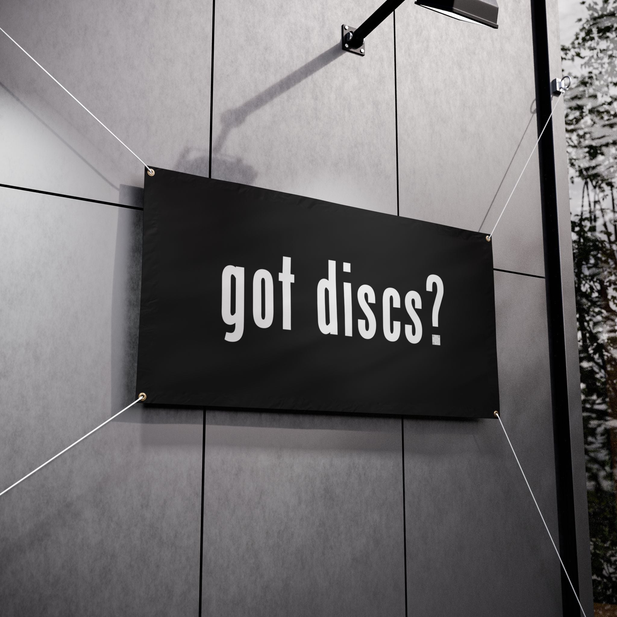 Load image into Gallery viewer, got discs? w/ foo fliers QR code