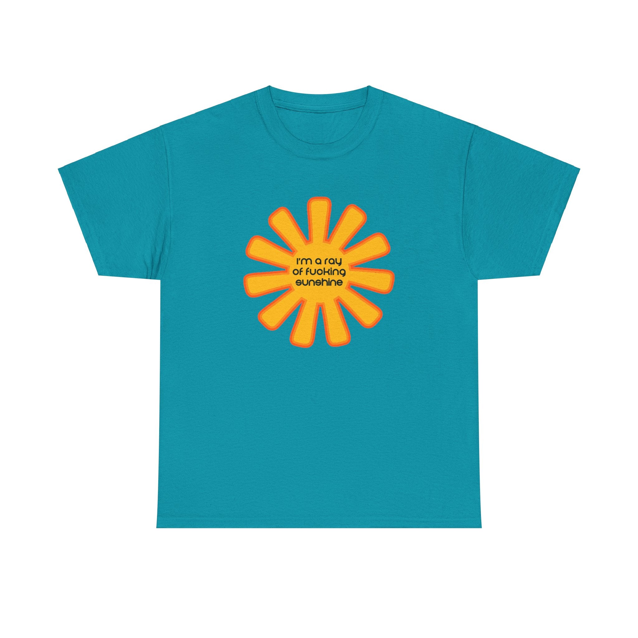 Load image into Gallery viewer, "I'm a ray of fucking sunshine" - Unisex Heavy Cotton Tee