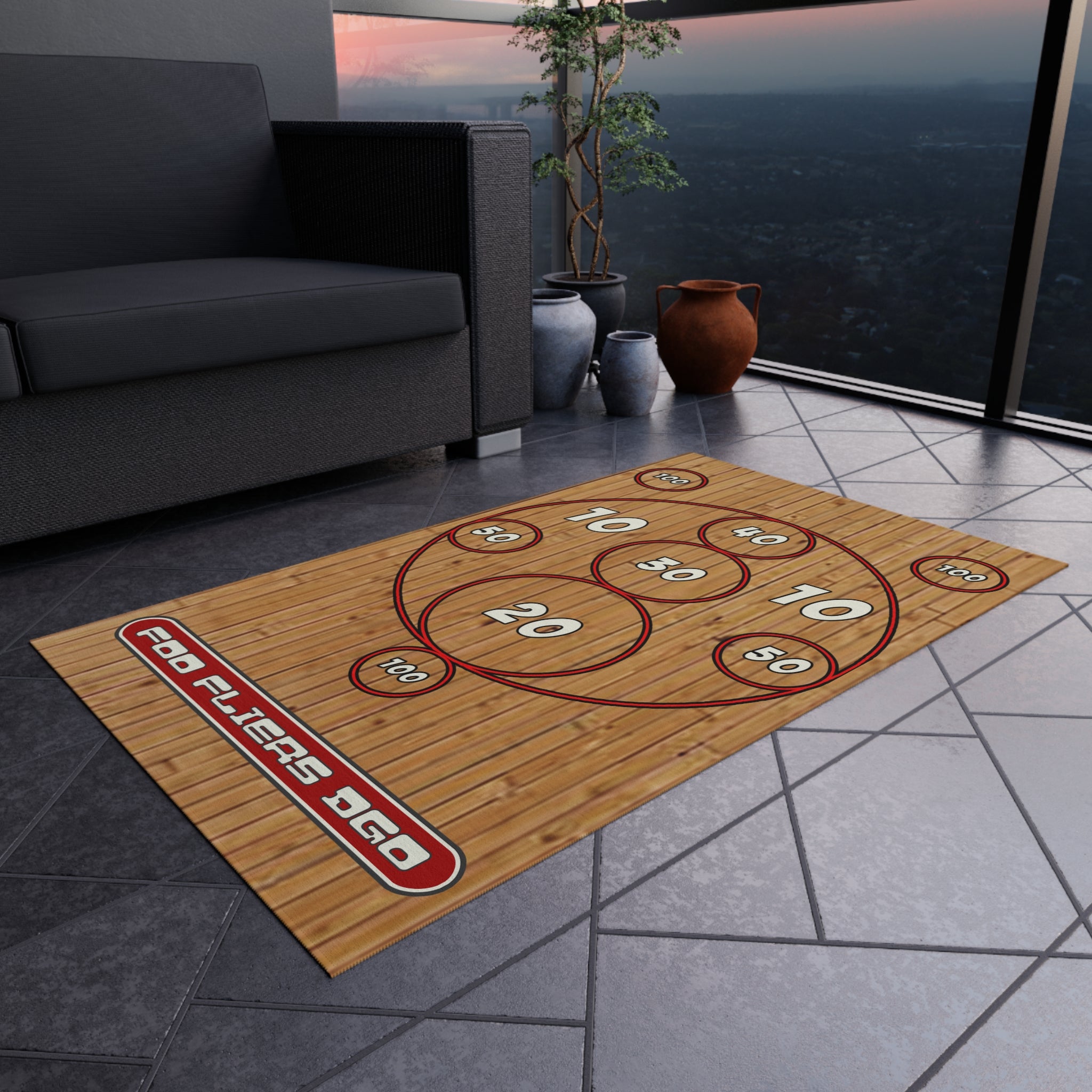 Load image into Gallery viewer, Disc Golf Mini Marker Toss Game Rug