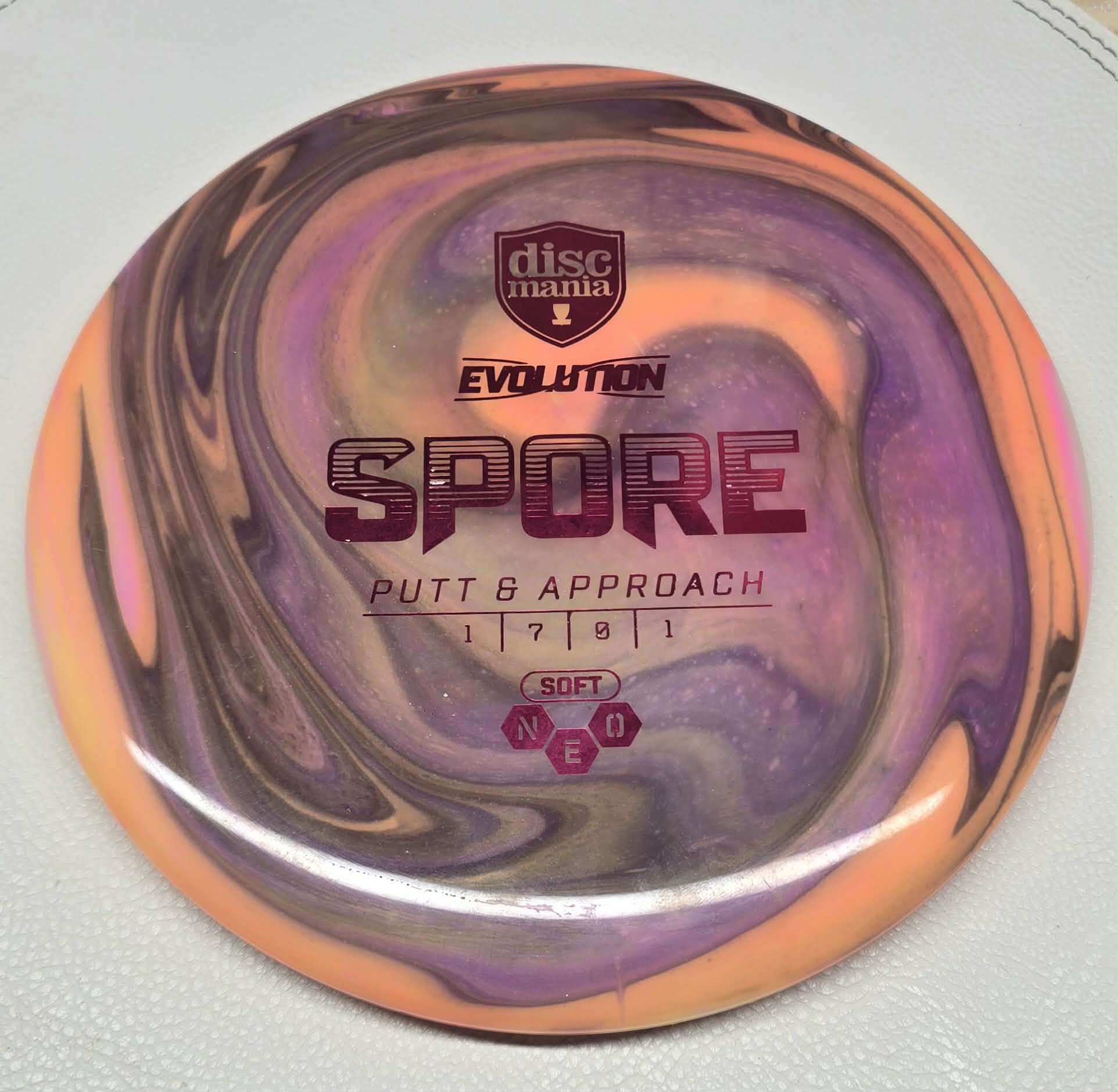 Load image into Gallery viewer, Discmania Spore w/ Custom Swirl Dye - Neo Soft 157g