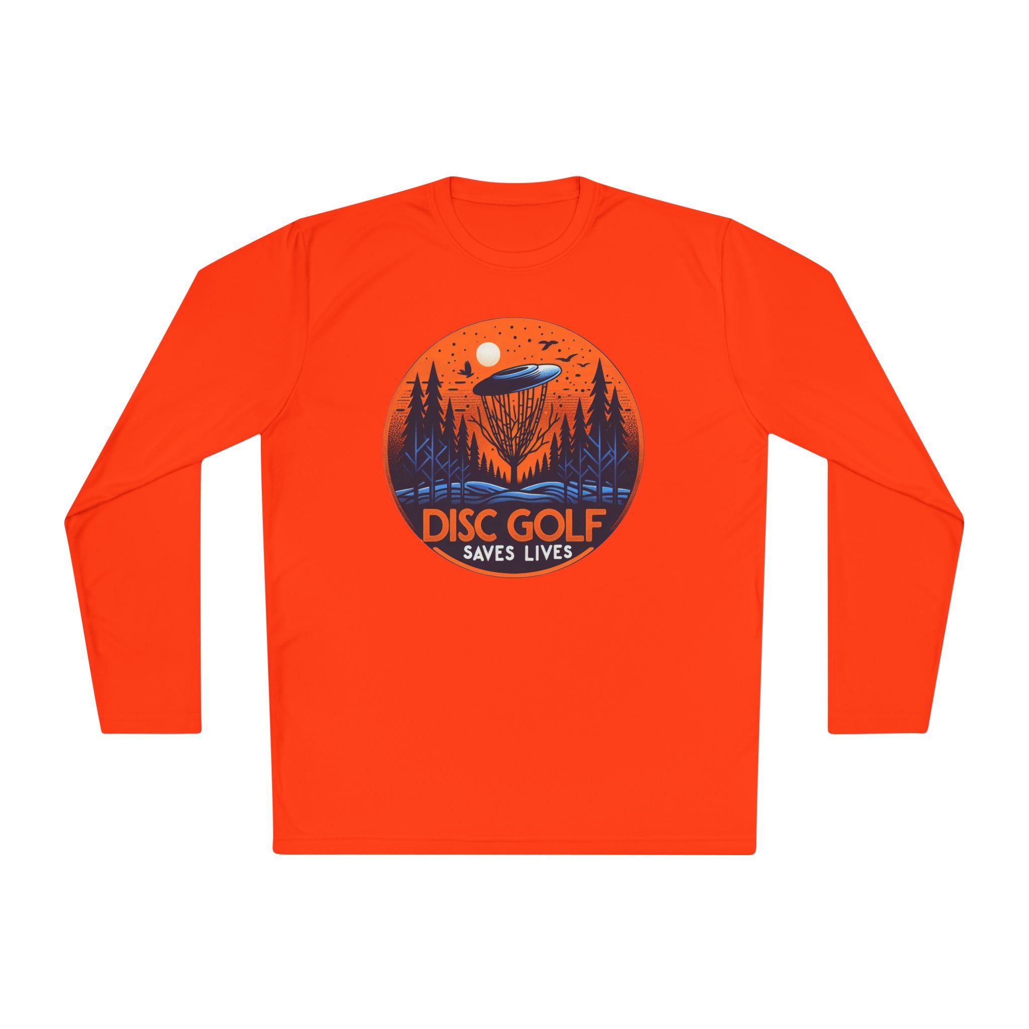 Load image into Gallery viewer, Disc Golf Saves Lives Lightweight Long Sleeve Tee