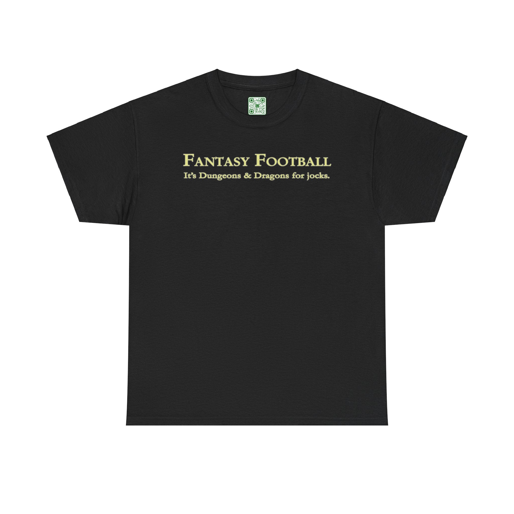 Load image into Gallery viewer, "Fantasy Football: It's Dungeons and Dragons for jocks." - Unisex Heavy Cotton Tee