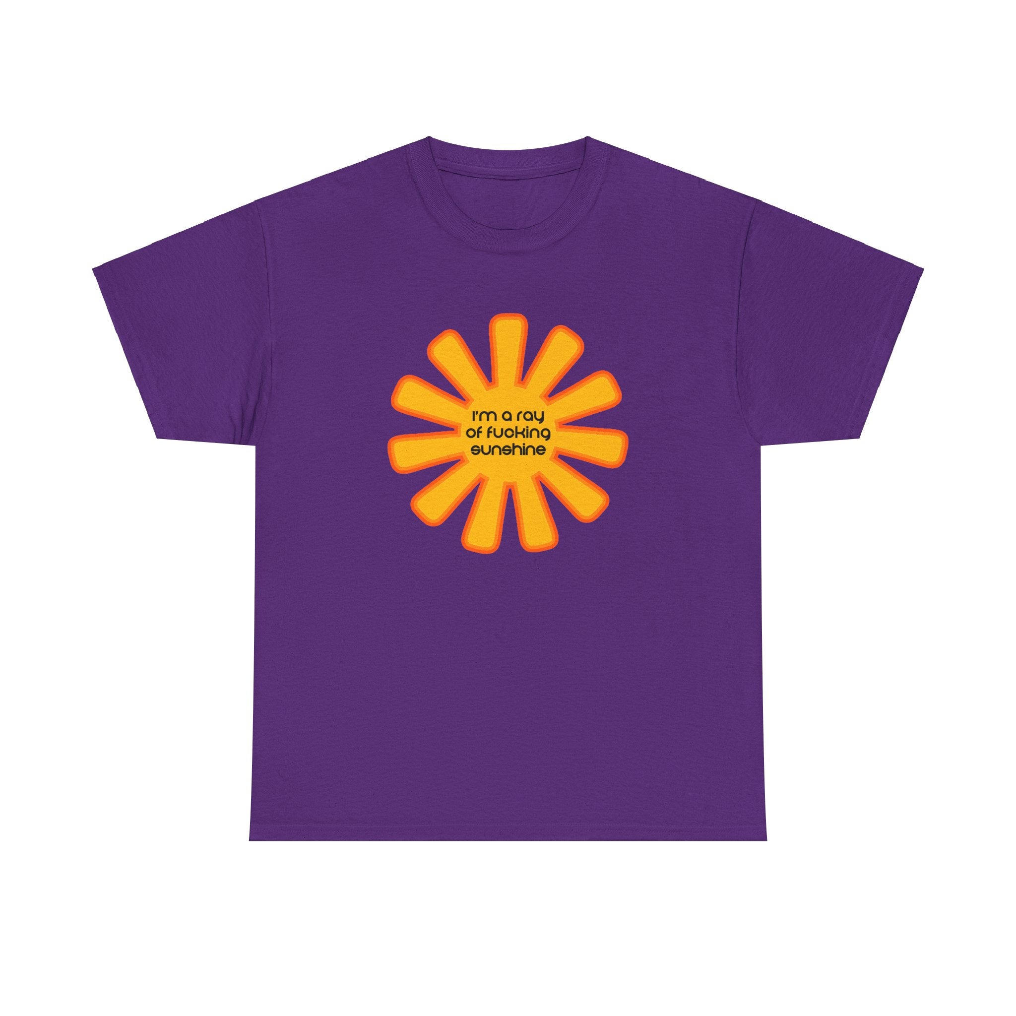 Load image into Gallery viewer, "I'm a ray of fucking sunshine" - Unisex Heavy Cotton Tee