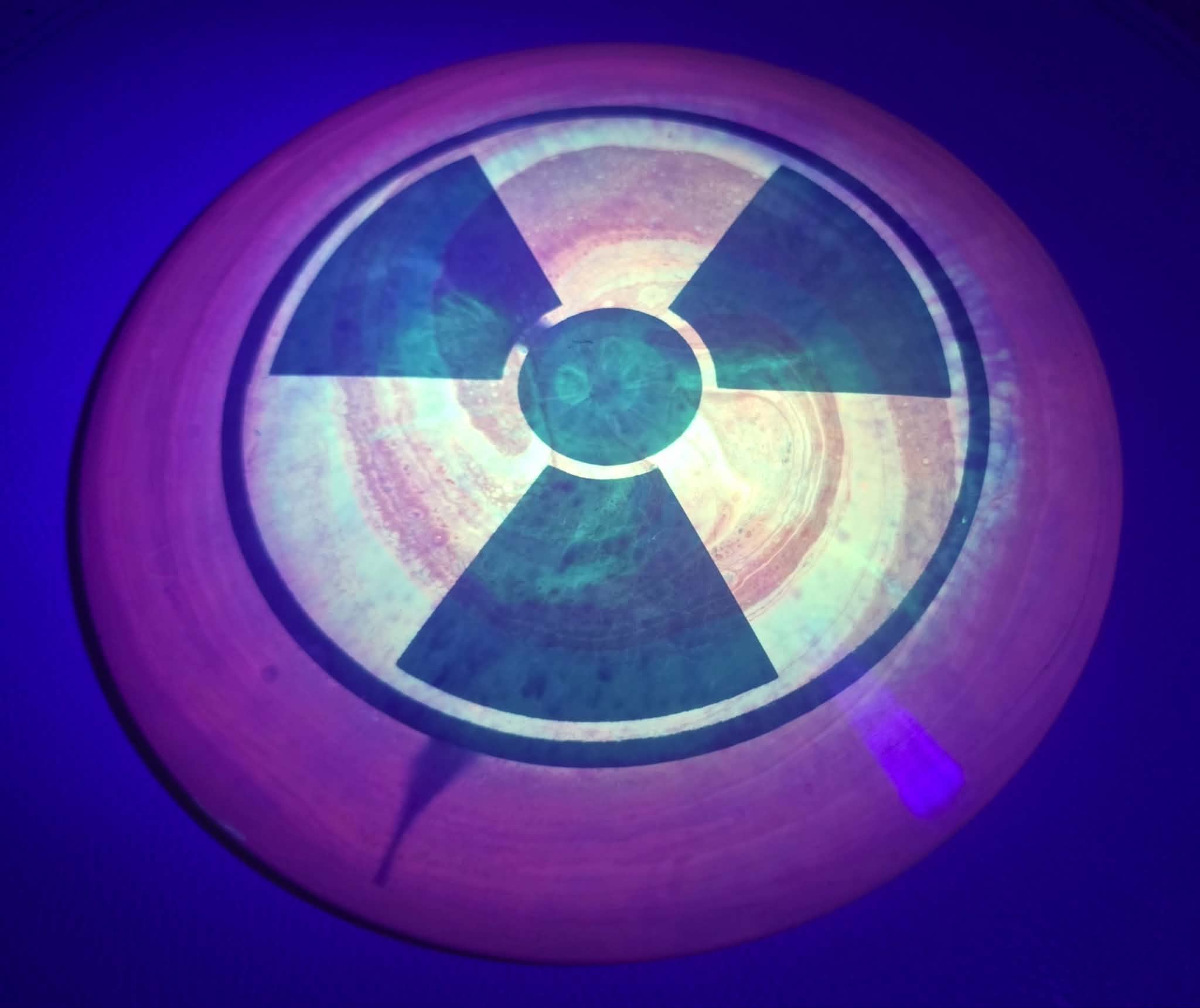 Load image into Gallery viewer, Discraft Radioactive Nuke w/ Custom Swirl Dye - ESP 174g
