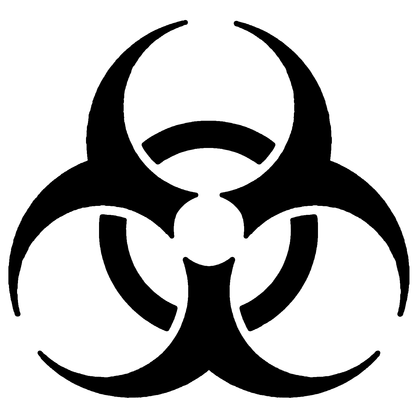 Load image into Gallery viewer, Stencil: Biohazard Symbol