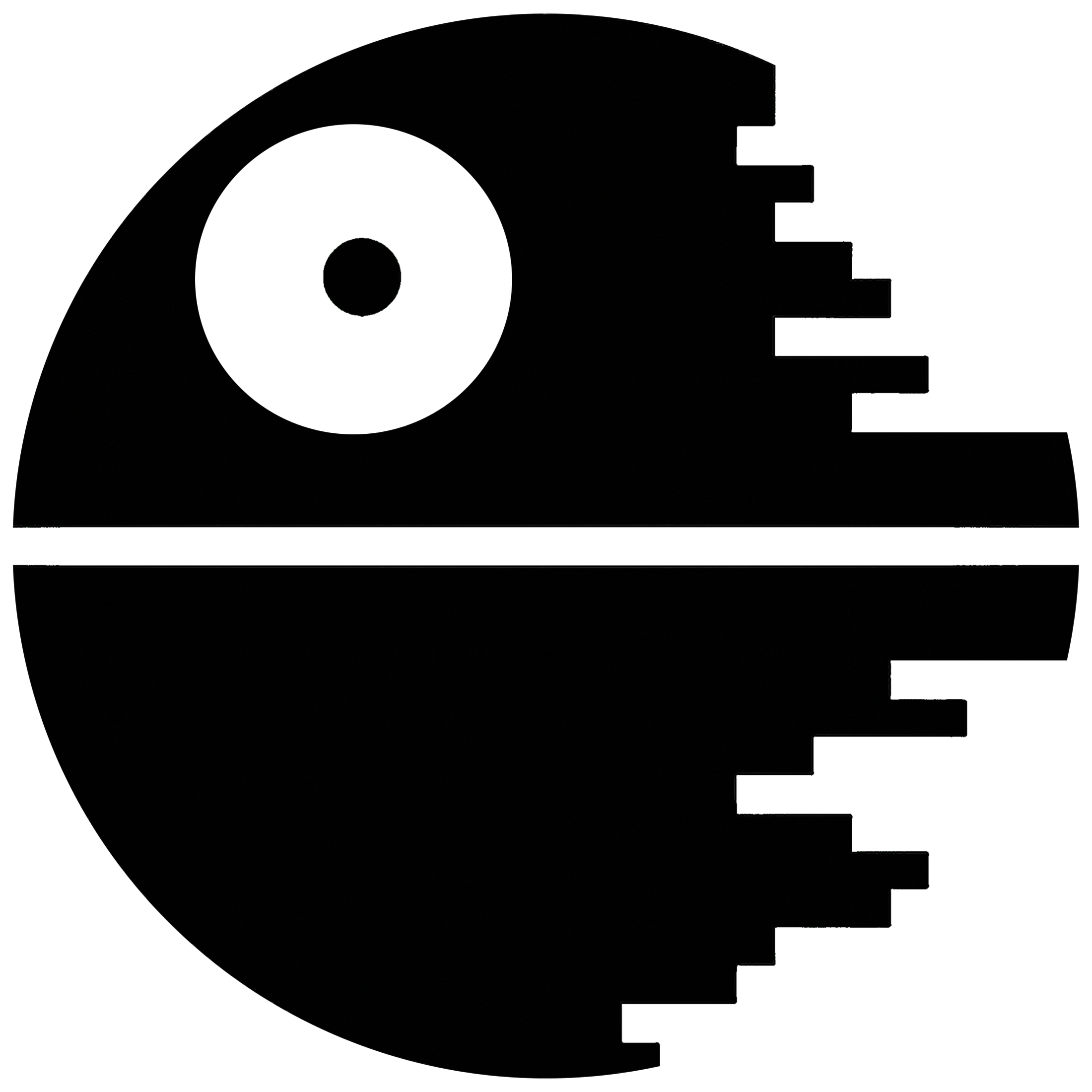 Load image into Gallery viewer, Stencil: Death Star Silhouette