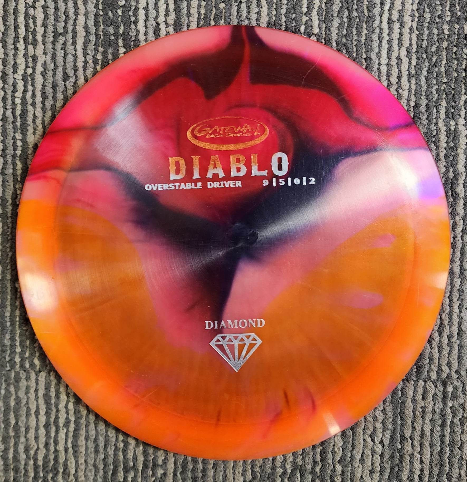 Load image into Gallery viewer, Gateway Diablo Driver w/ Custom Dye - Diamond 172g