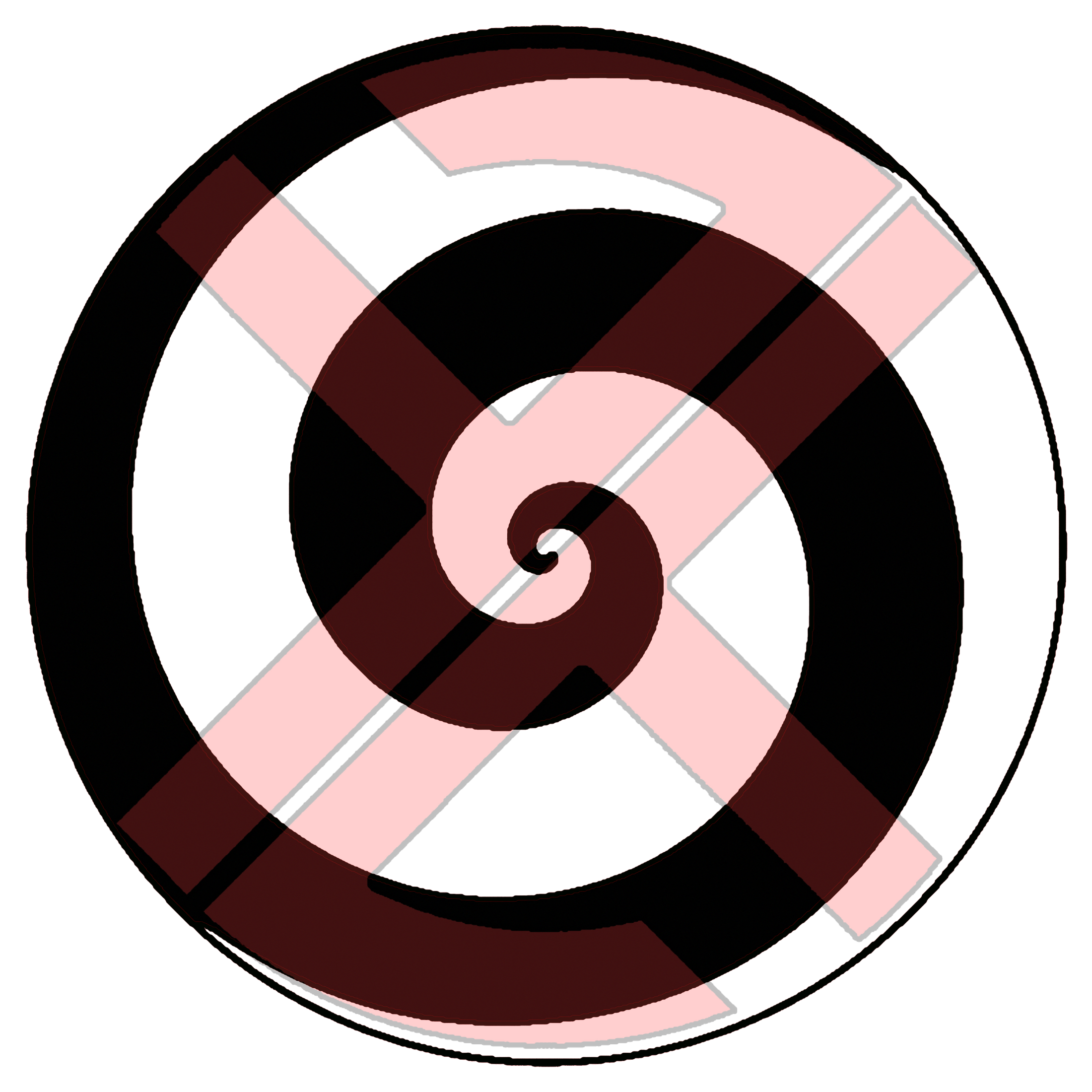 Load image into Gallery viewer, Stencil: Spiral, Counterclockwise