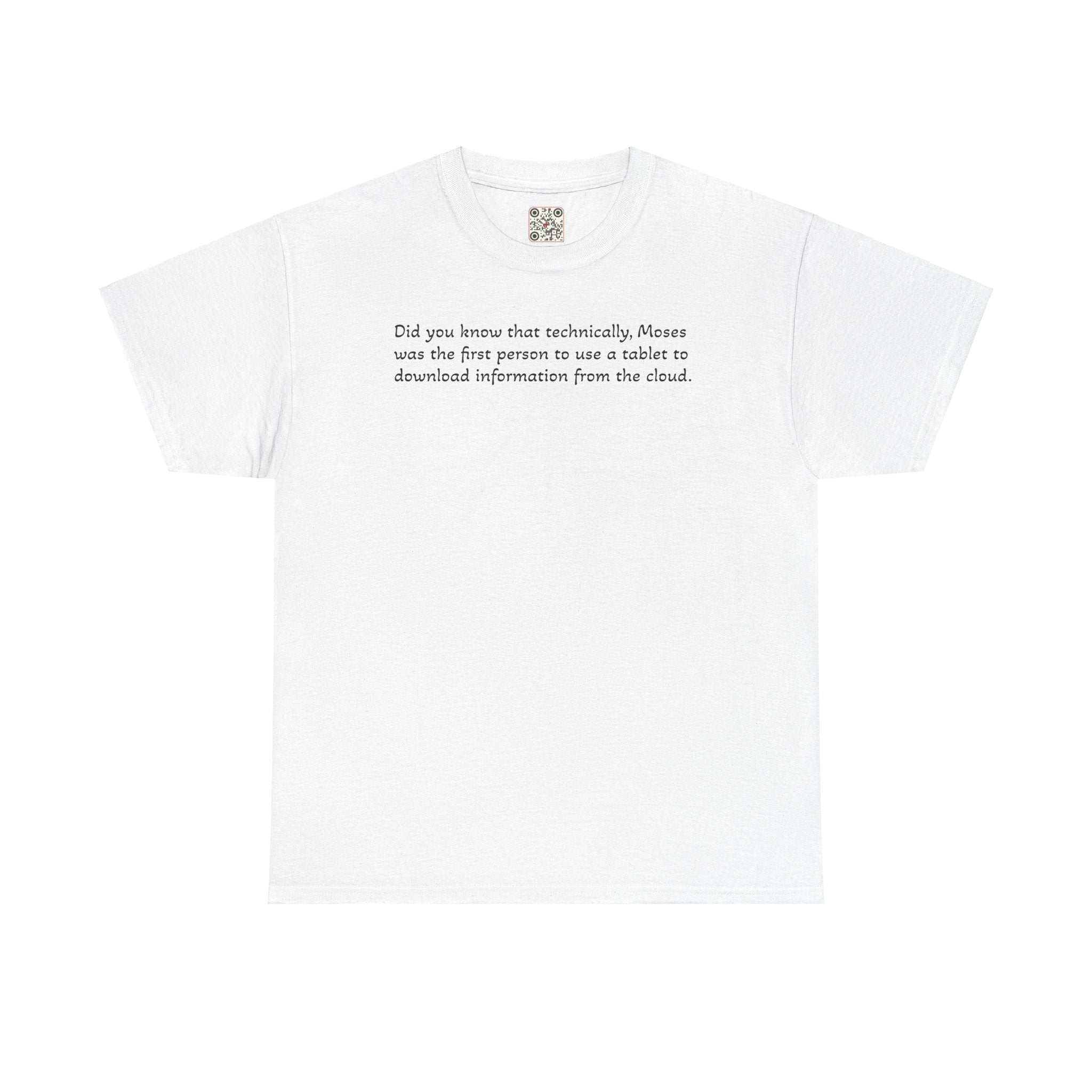 Load image into Gallery viewer, &quot;Moses: The first download&quot; - Unisex Heavy Cotton Tee
