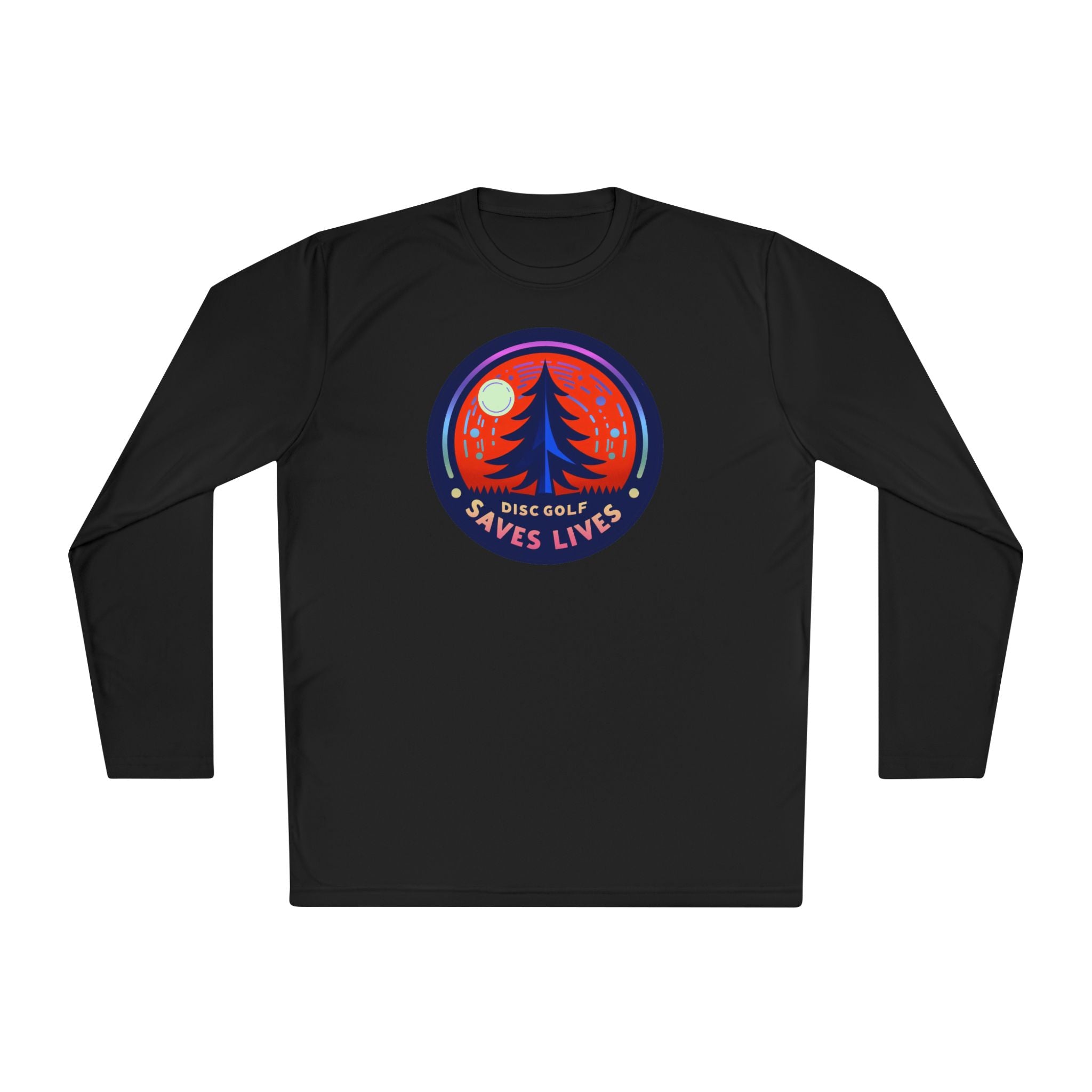 Load image into Gallery viewer, Disc Golf Saves Lives Lightweight Long Sleeve Pine Tree Tee
