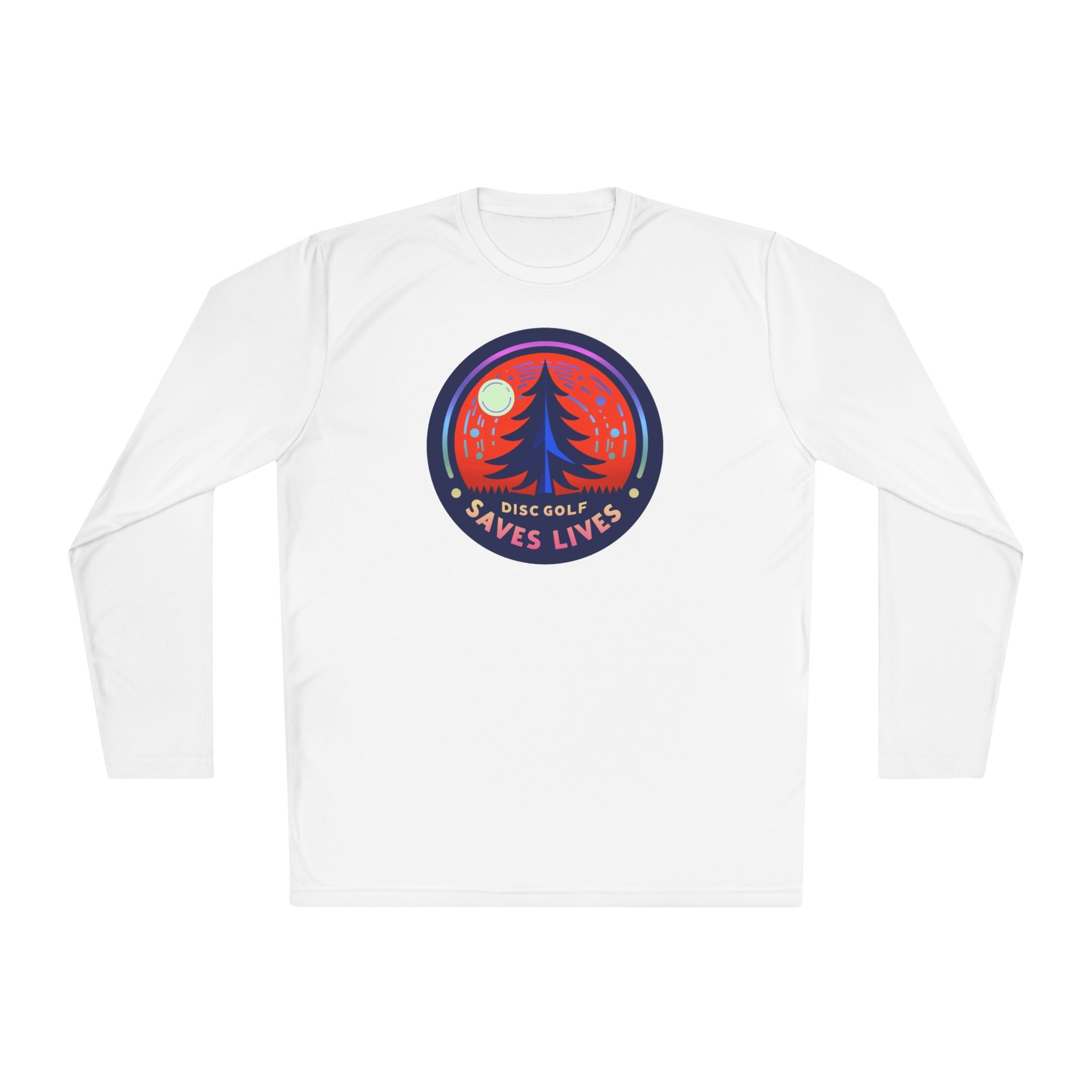 Load image into Gallery viewer, Disc Golf Saves Lives Lightweight Long Sleeve Pine Tree Tee
