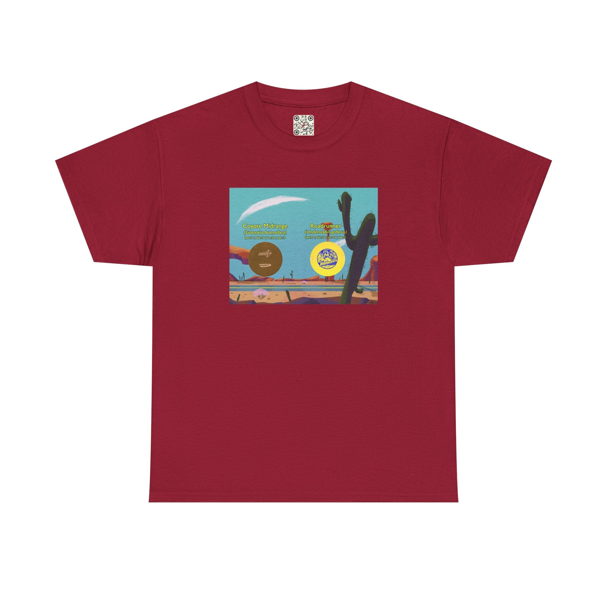 Load image into Gallery viewer, Roadrunner versus Coyote - Heavy Cotton Tee
