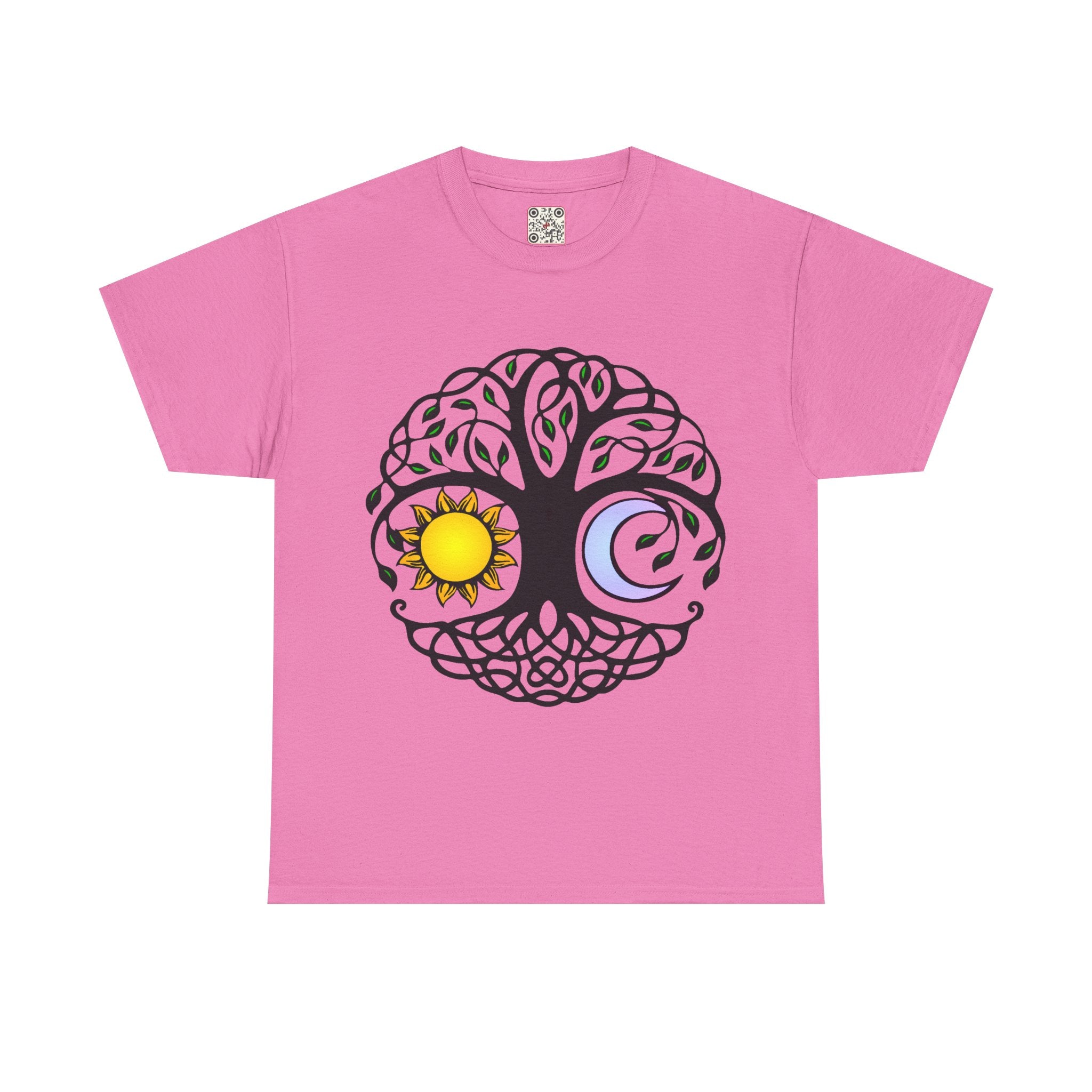 Load image into Gallery viewer, Tree of Life - Sun &amp; Moon Heavy Cotton Tee
