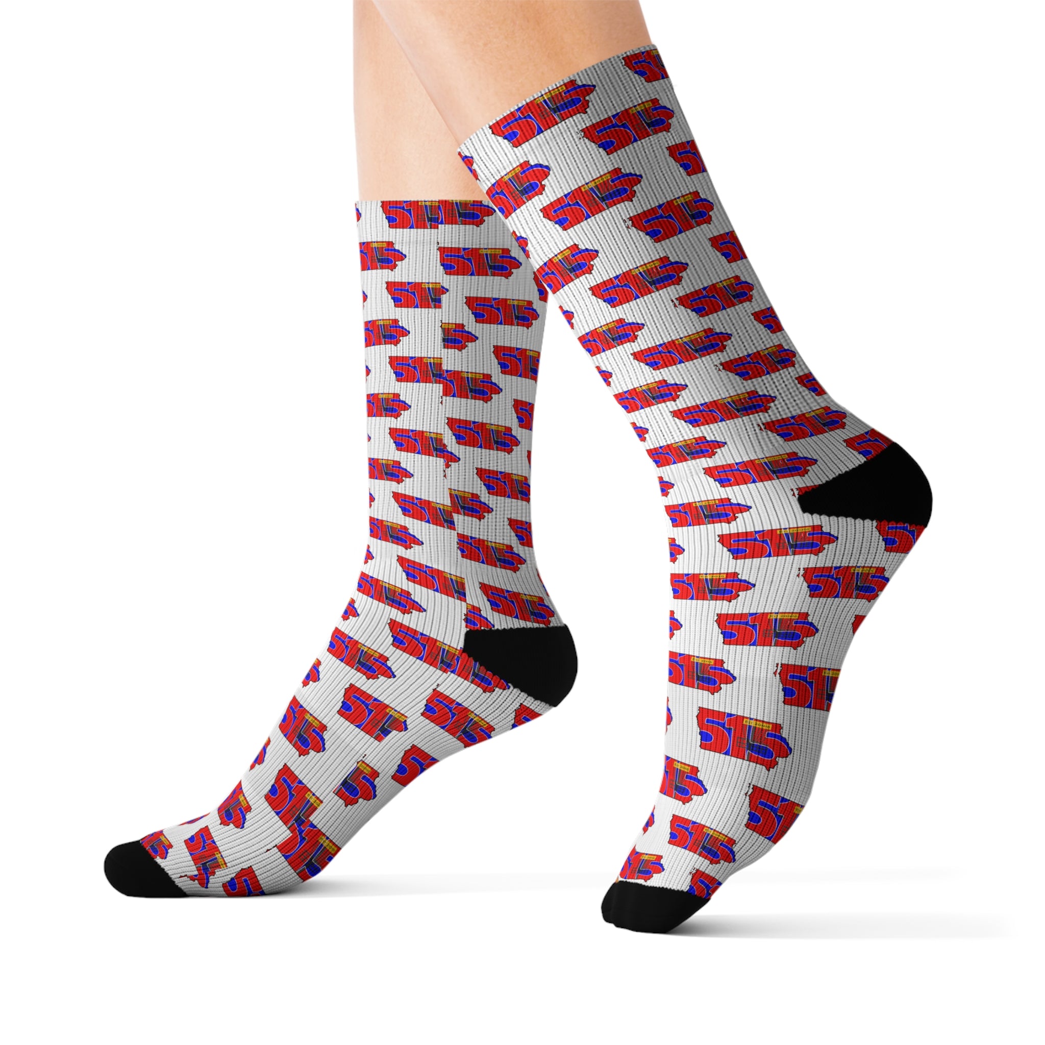 Load image into Gallery viewer, 515 Disc Golf Patterend Socks
