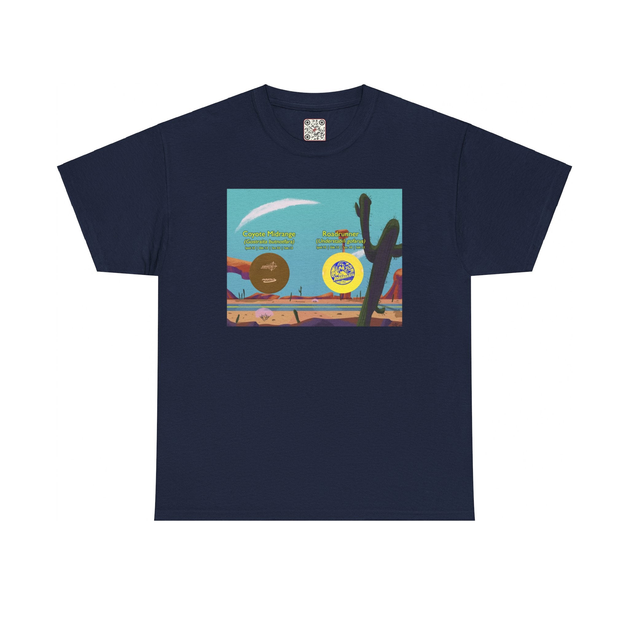 Load image into Gallery viewer, Roadrunner versus Coyote - Heavy Cotton Tee
