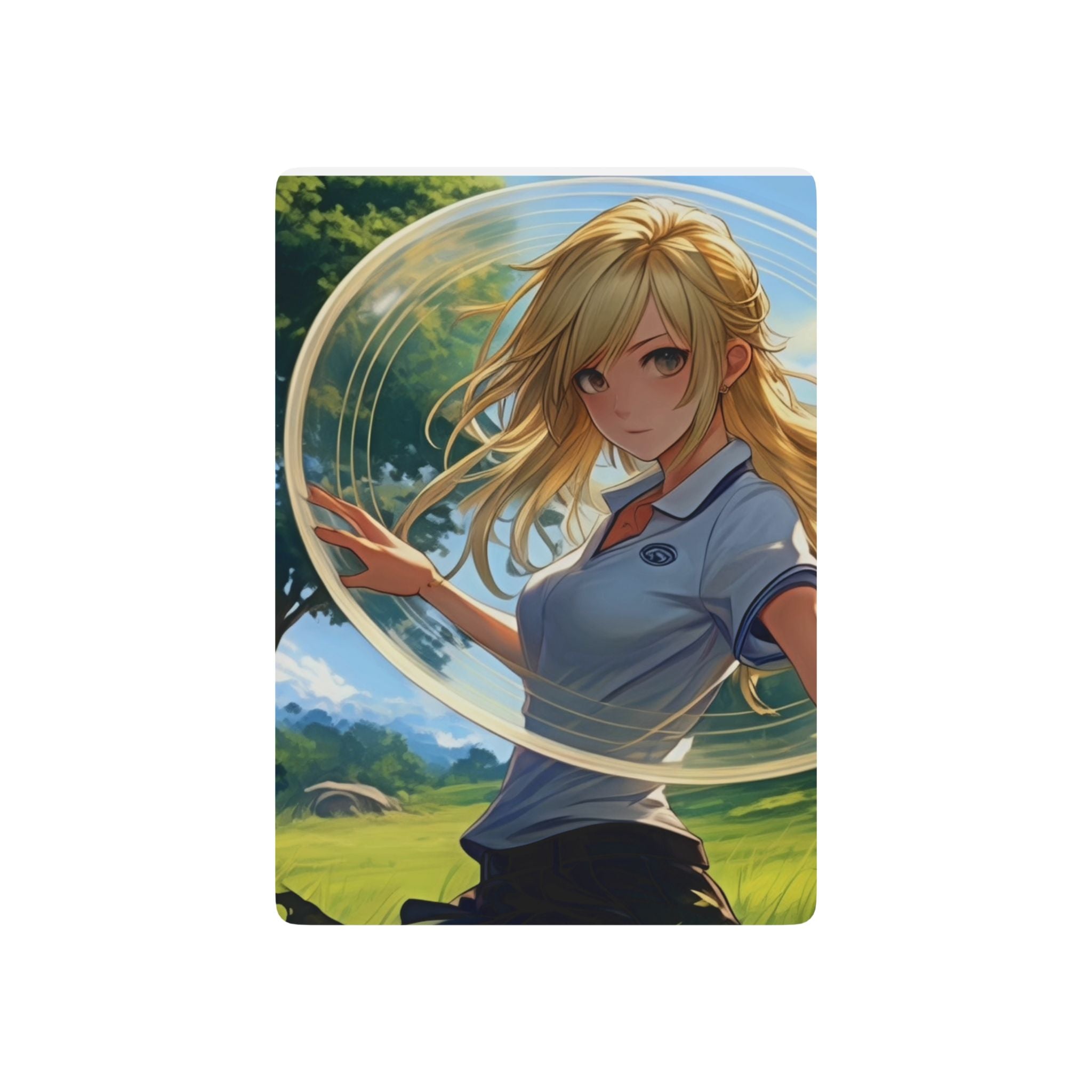 Load image into Gallery viewer, &quot;Goldie&quot; Anime Disc Golf Playing Cards
