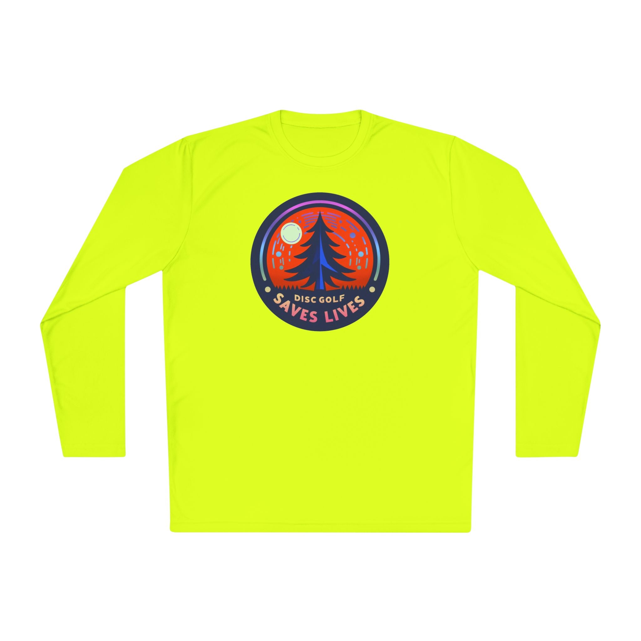 Load image into Gallery viewer, Disc Golf Saves Lives Lightweight Long Sleeve Pine Tree Tee
