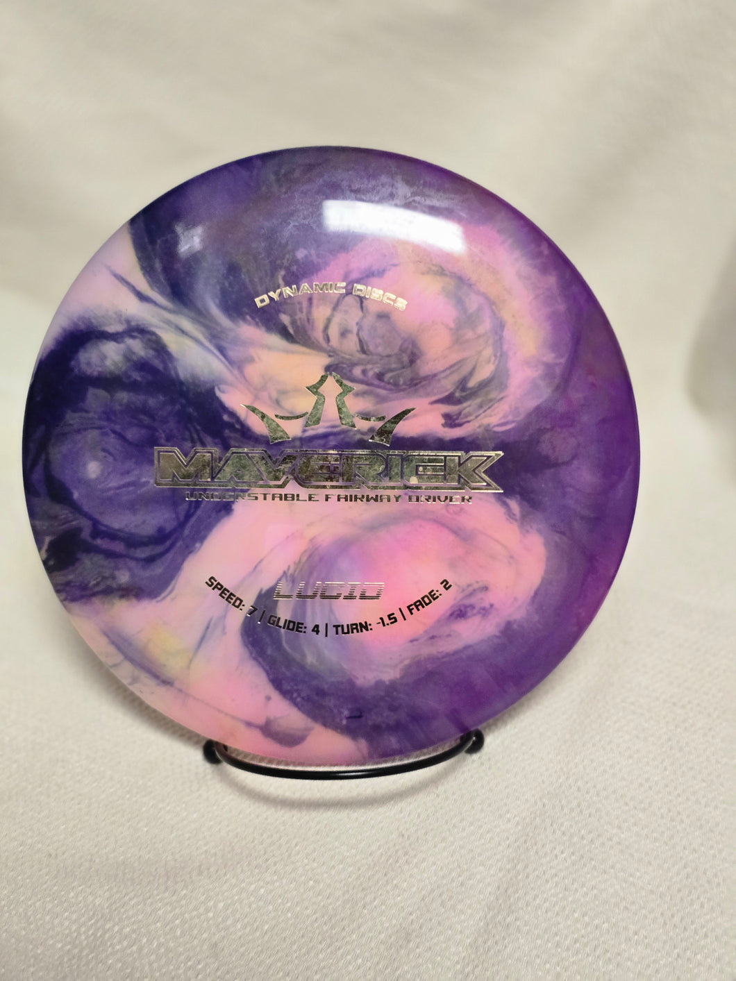 Dynamic Discs Maverick Fairway Driver w/ Custom HUV Dye - Lucid 175g