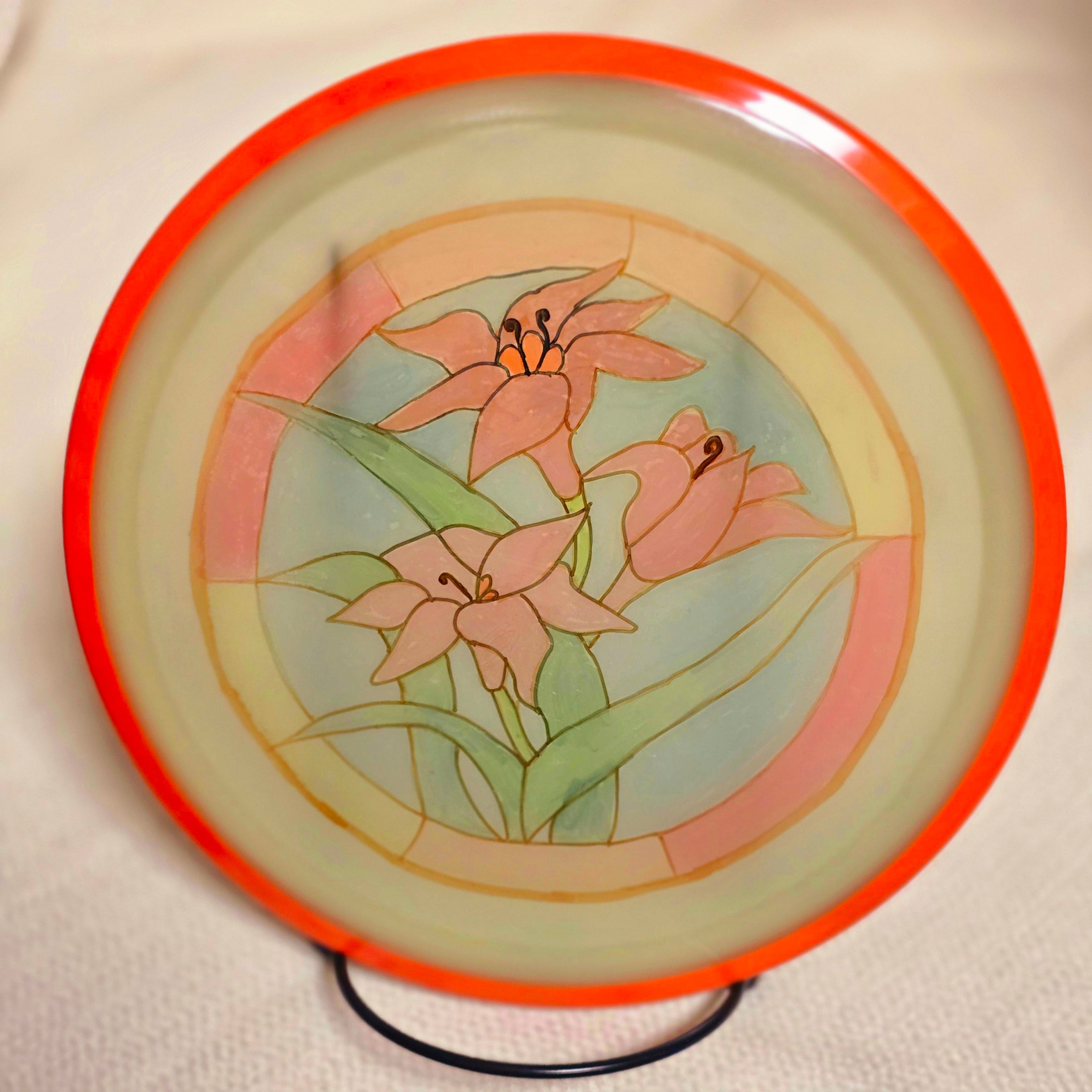 Load image into Gallery viewer, Axiom Crave w/ Hand Drawn Stained Glass Lilies - Eclipse, 172g
