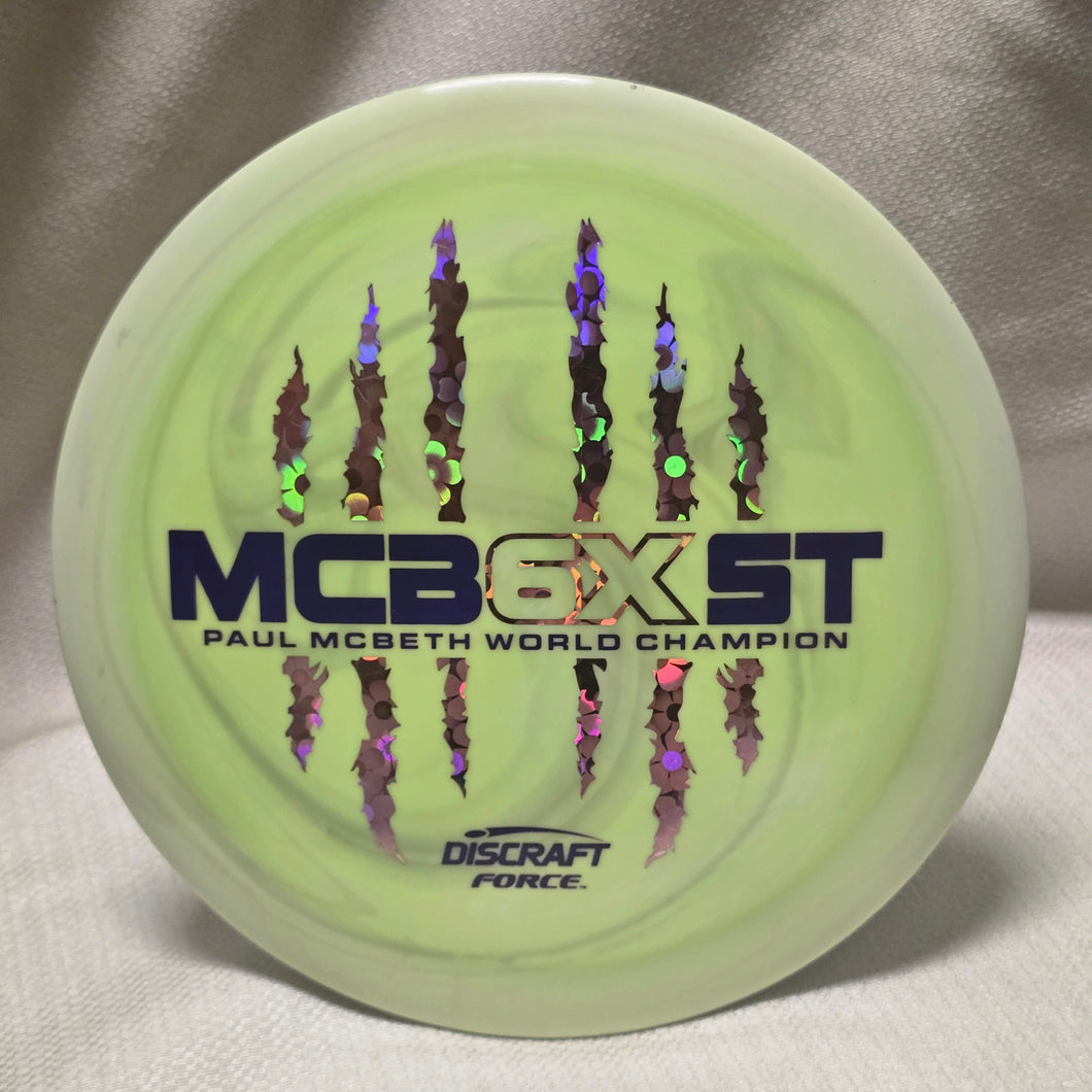 Discraft Paul McBeth 6X Force, w/ Custom Swirl Dye - ESP 172g