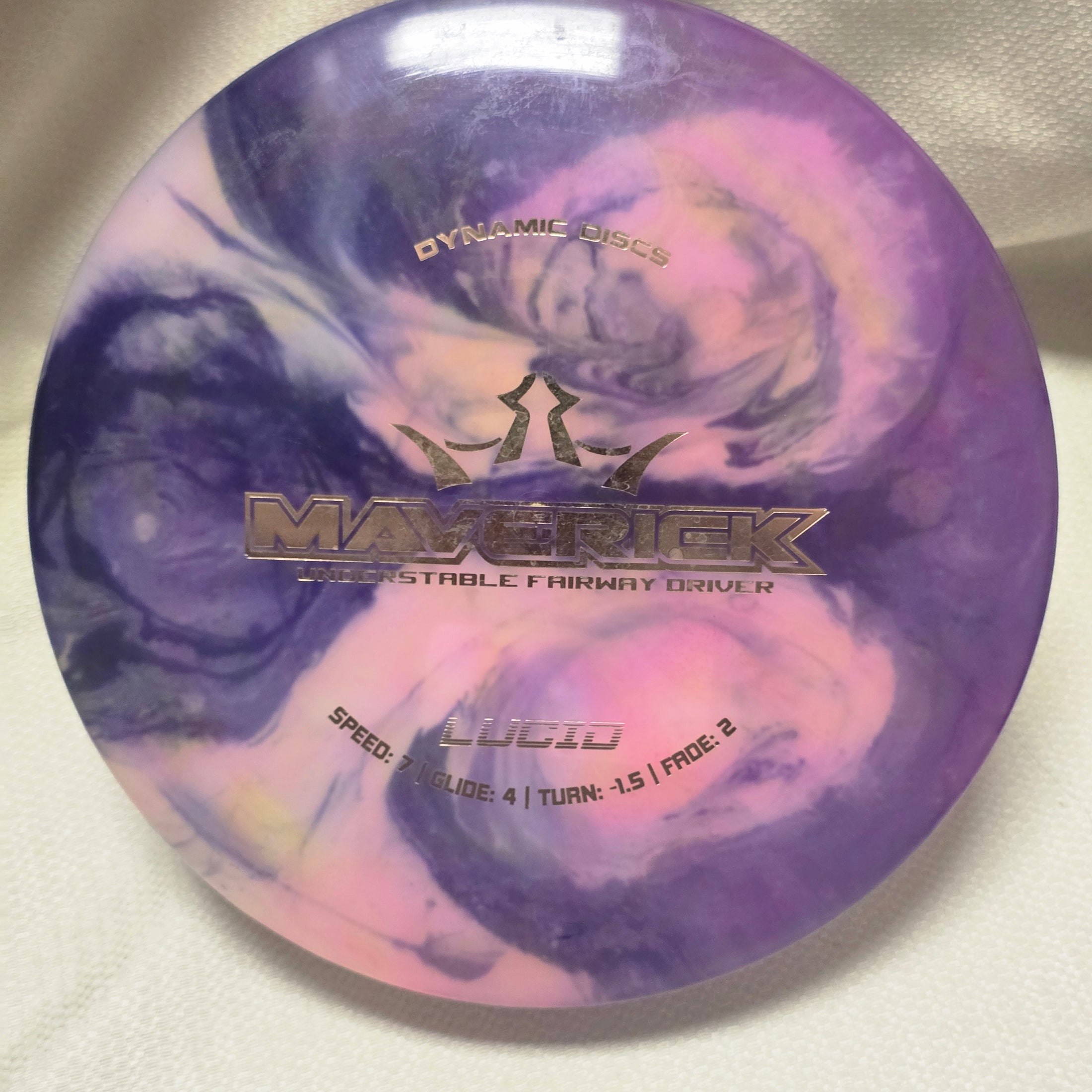 Load image into Gallery viewer, Dynamic Discs Maverick Fairway Driver w/ Custom HUV Dye - Lucid 173g
