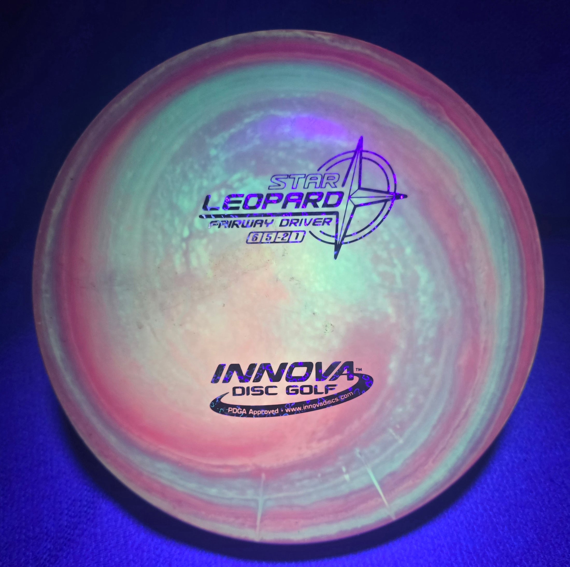 Load image into Gallery viewer, Innova Leopard Fairway Driver w/ Custom HUV Dye - Star 170g
