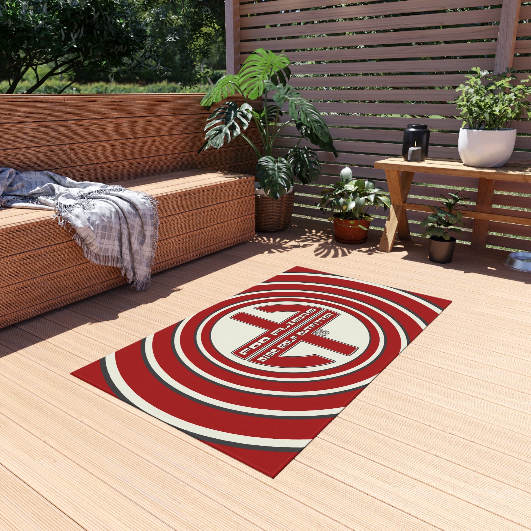 Load image into Gallery viewer, Foo Fliers DGO Indoor/Outdoor Area Rug
